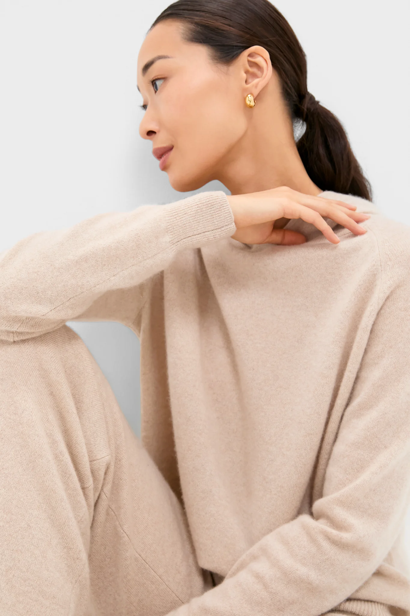 Sandstone Cashmere Jane Hoodie - Image 5