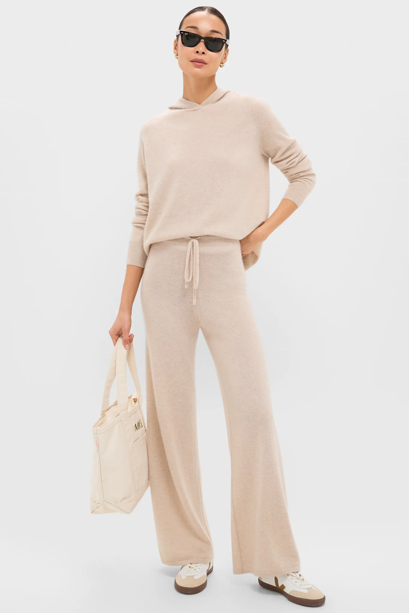 Sandstone Cashmere Jane Hoodie - Image 6