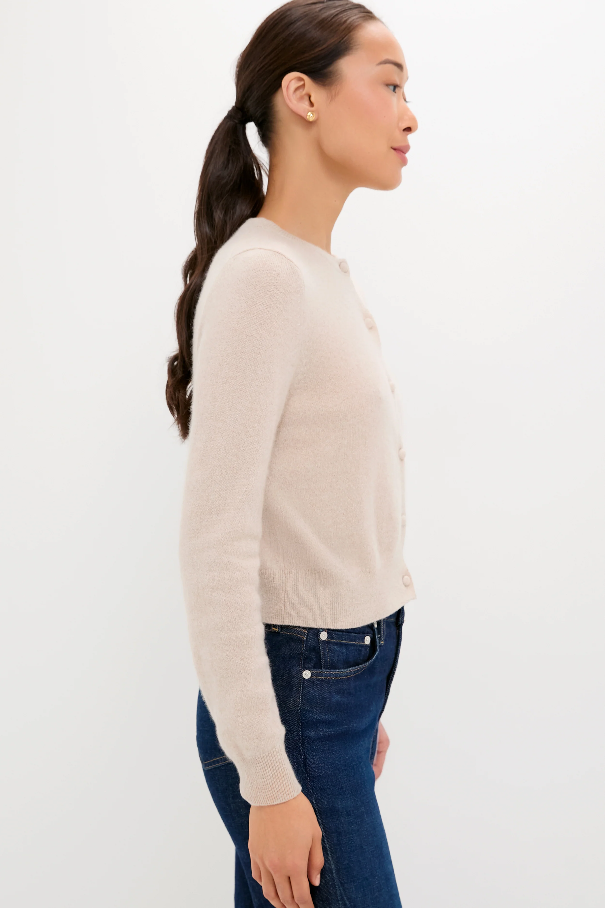 Sandstone Cashmere Riley Cardigan - Image 3