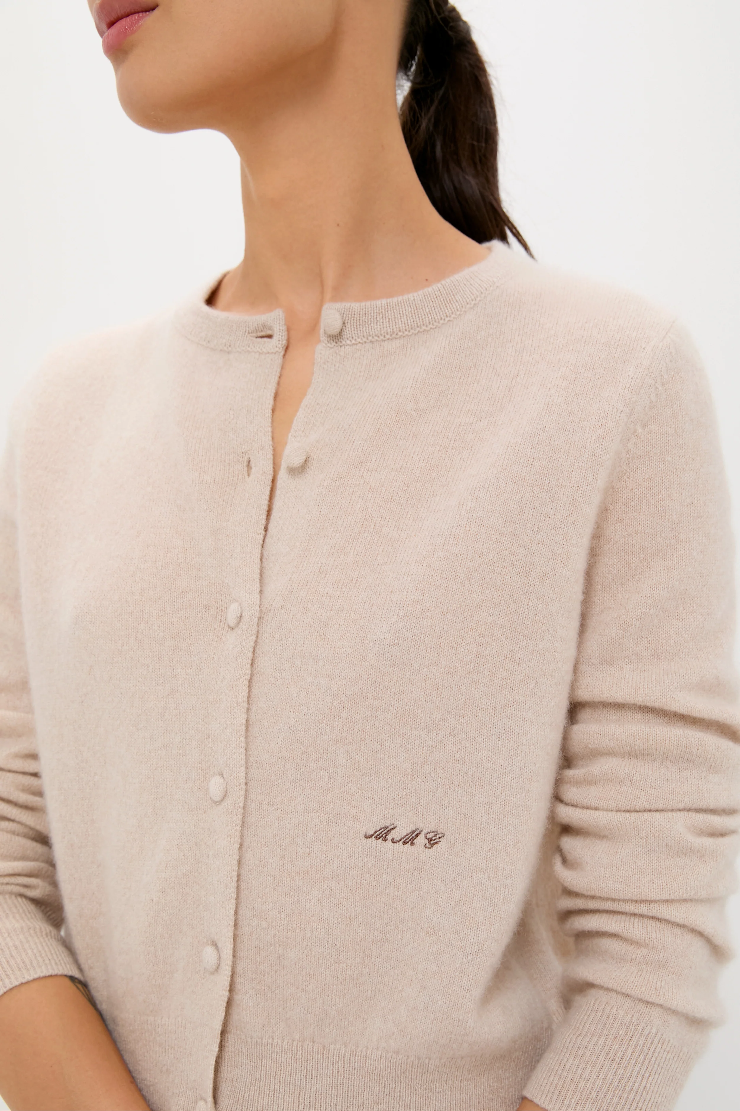 Sandstone Cashmere Riley Cardigan - Image 5