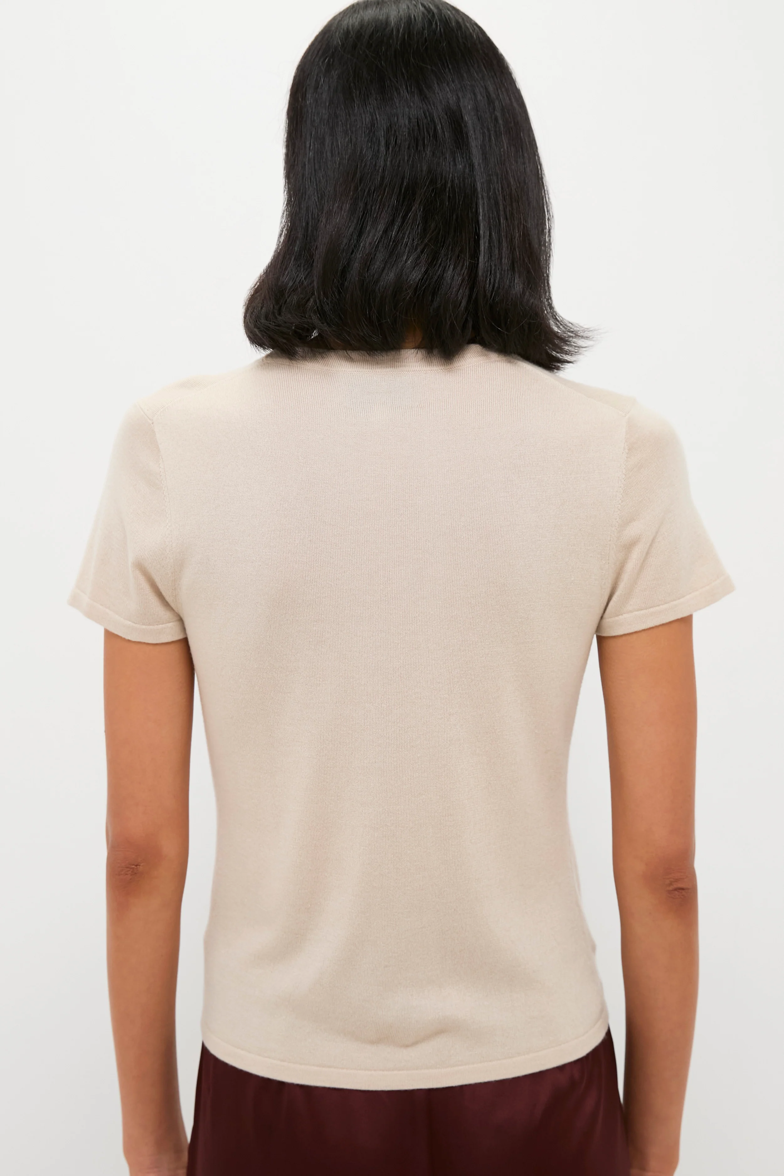 Sandstone Cashmere Silk Katie Tee - Image 5