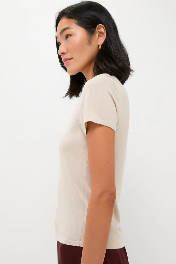 Sandstone Cashmere Silk Katie Tee - Image 6