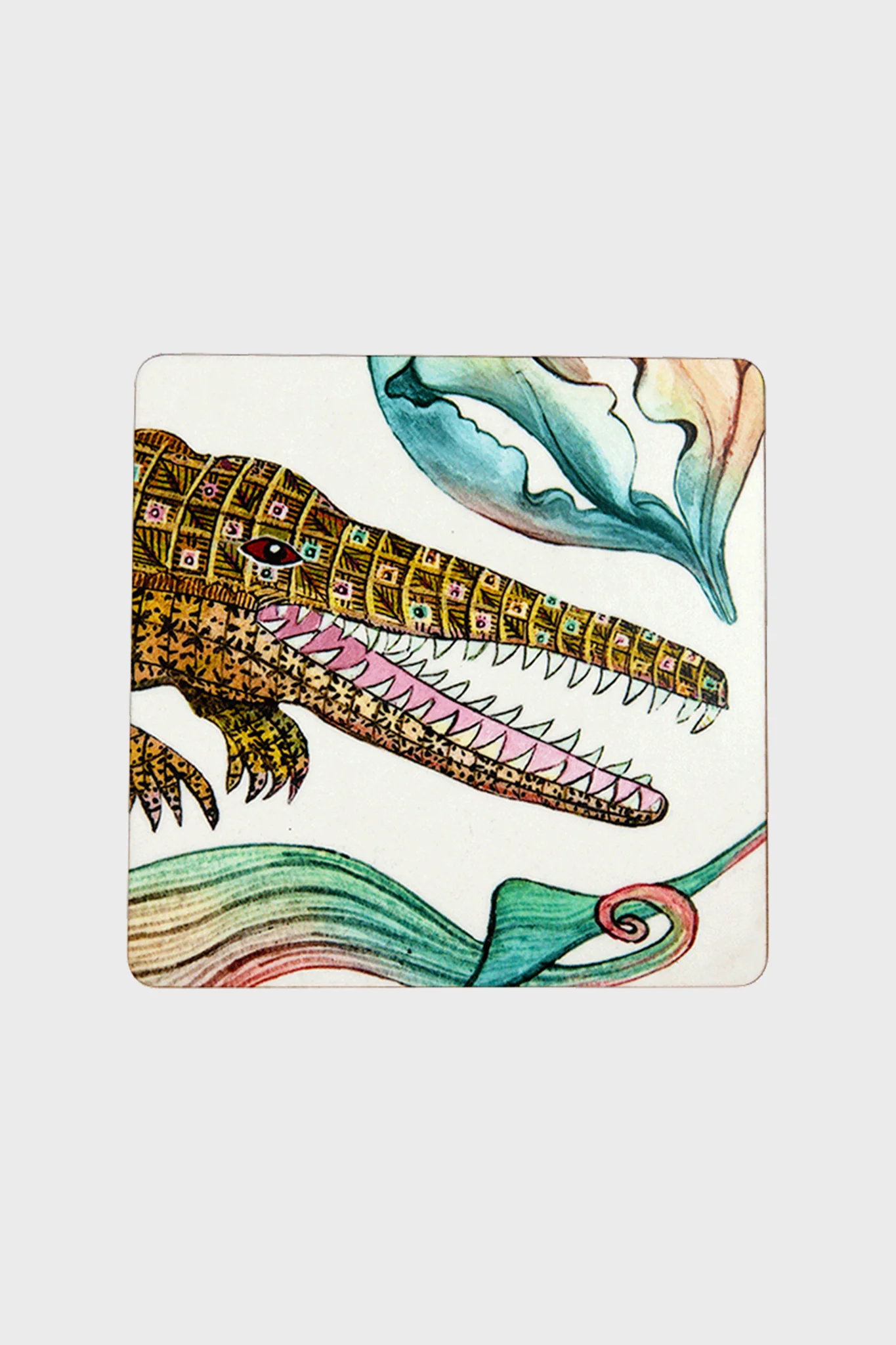 Sandstone Flame Lily Crocodile Coasters - Image 5
