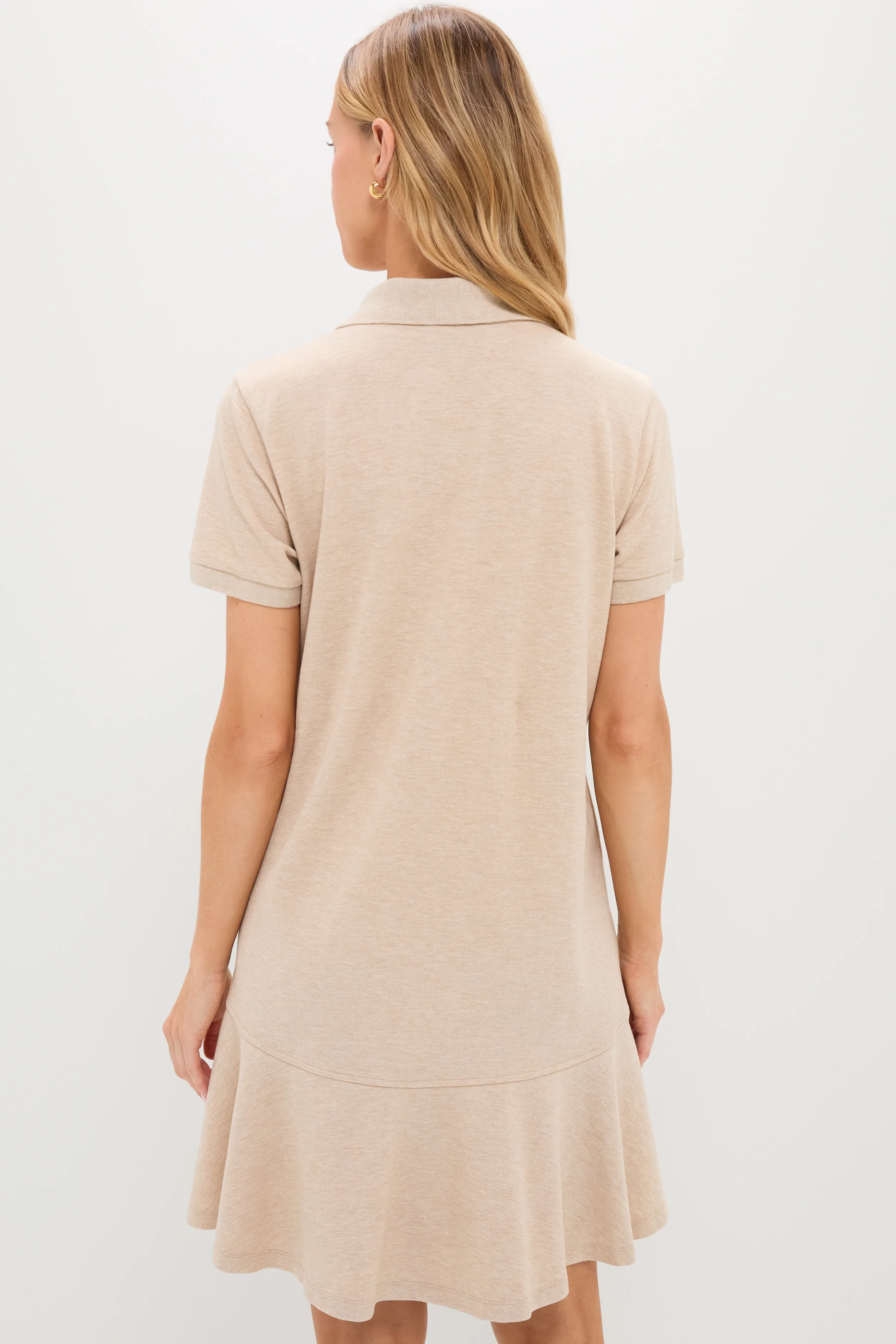Sandstone Pique May Polo Dress - Image 4