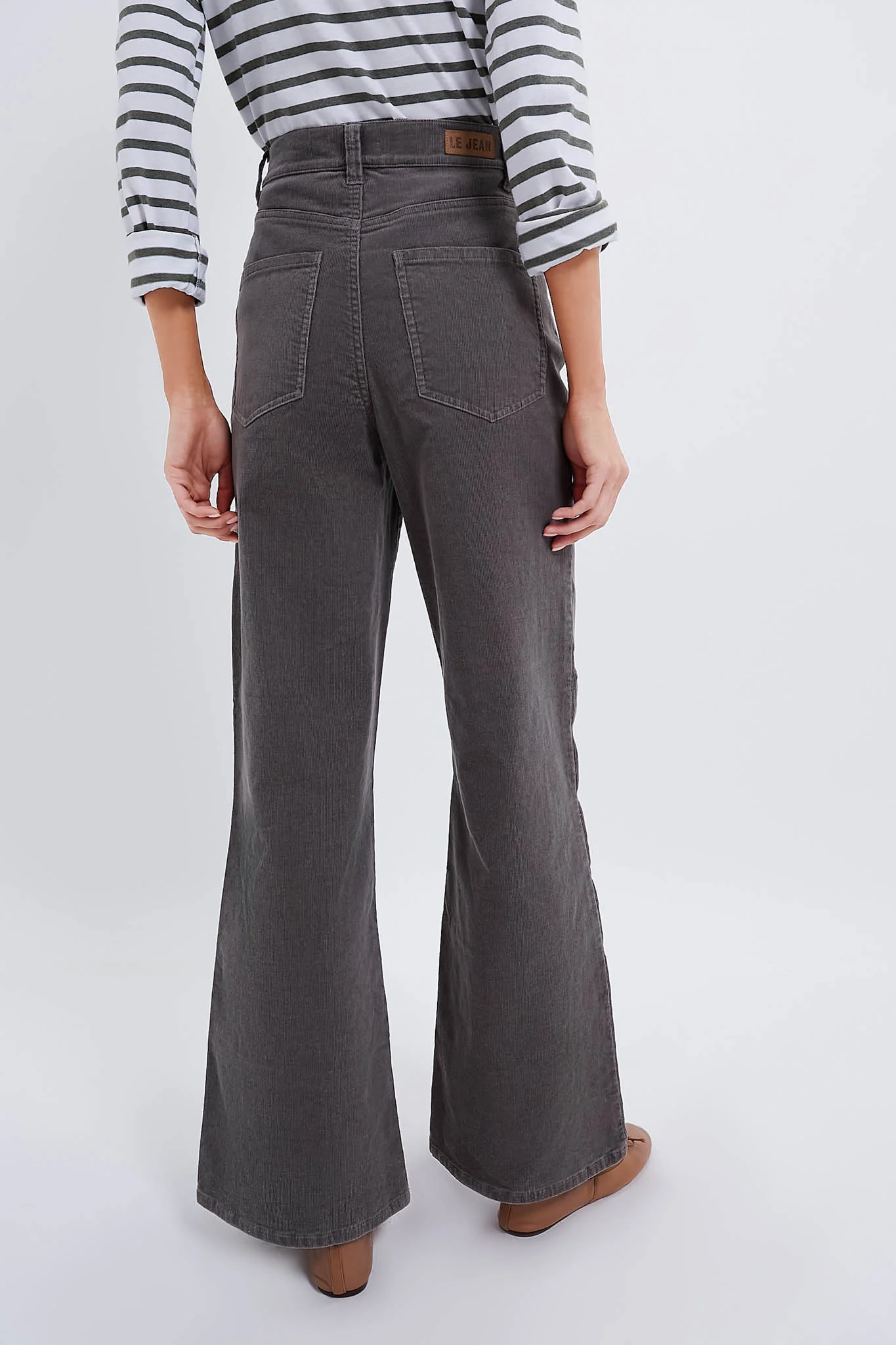 Sandwashed Dusk Corduroy Virginia Wideleg - Image 4