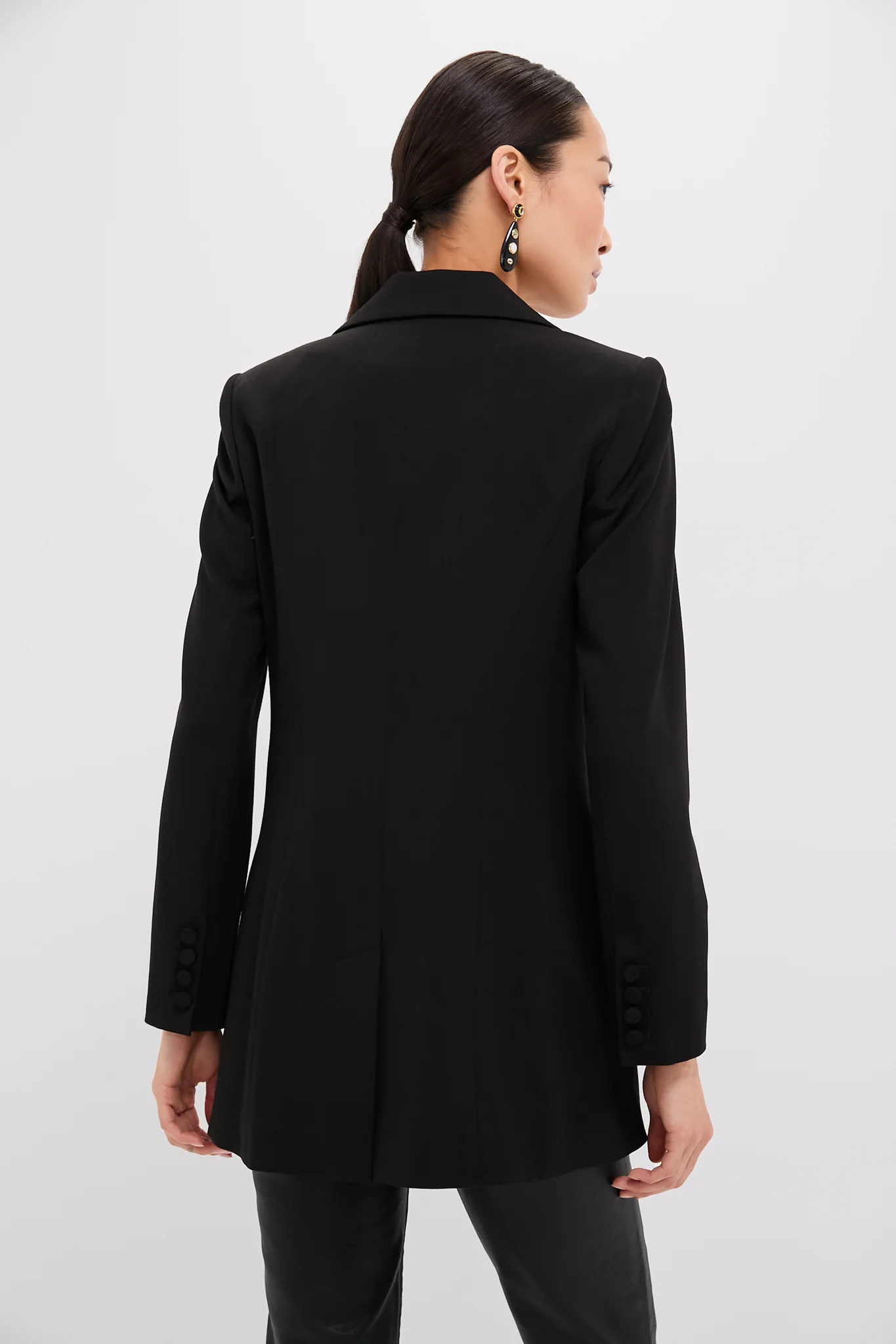 Satin Lapel Emile Blazer - Image 4
