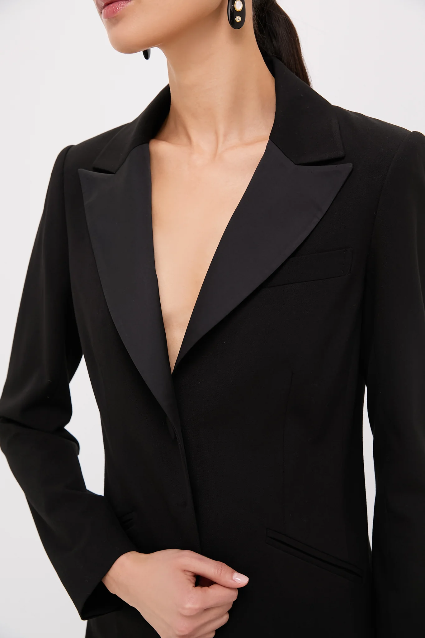 Satin Lapel Emile Blazer - Image 5