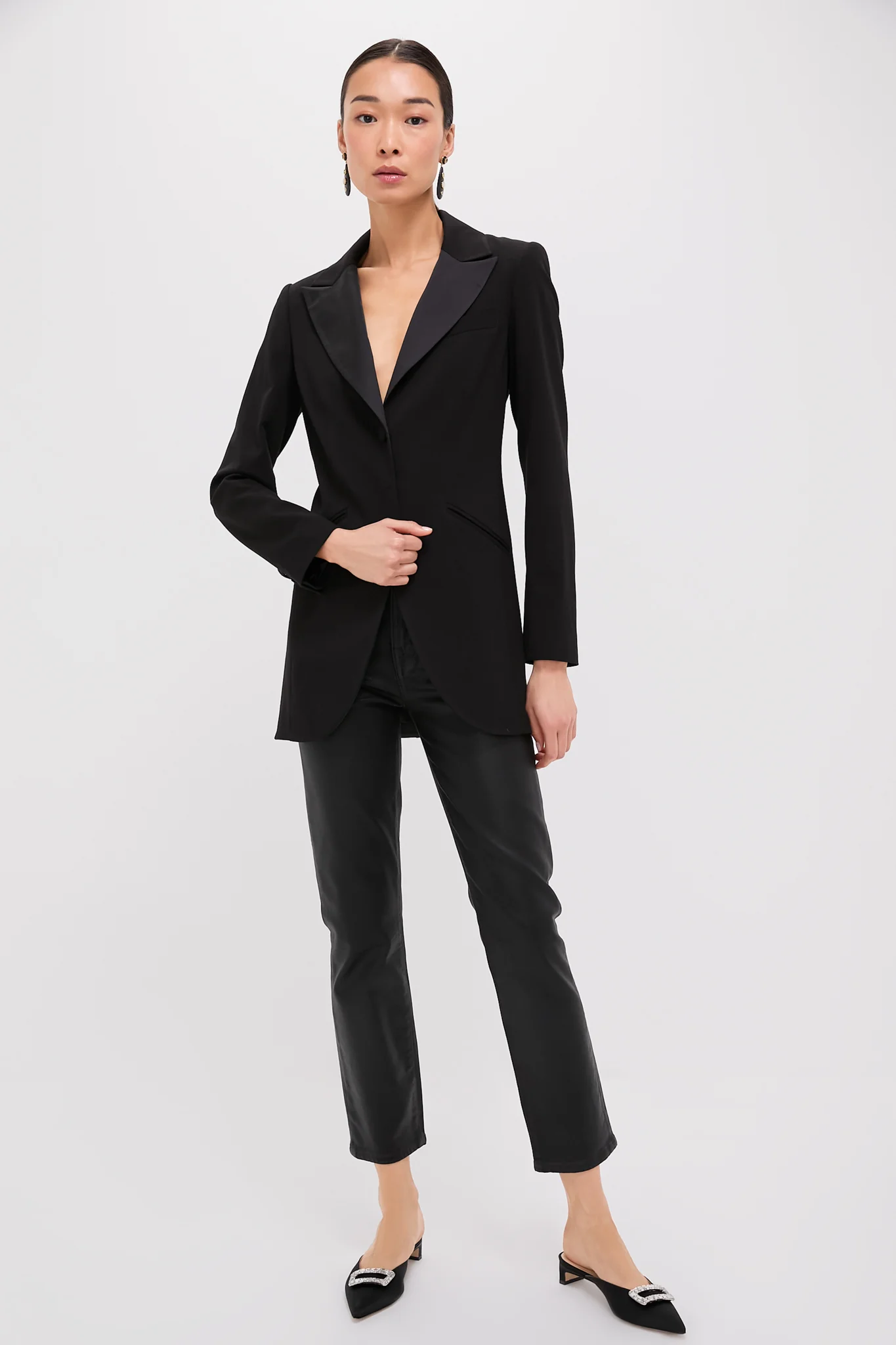Satin Lapel Emile Blazer - Image 6