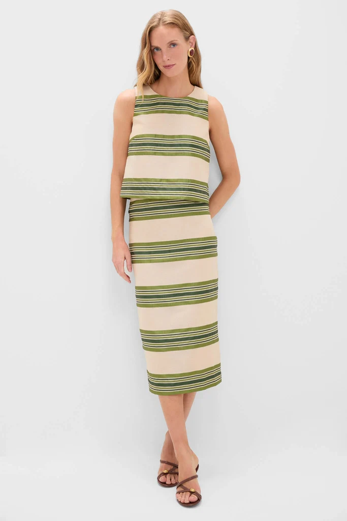 Satin Stripe Kerri Top - Image 7