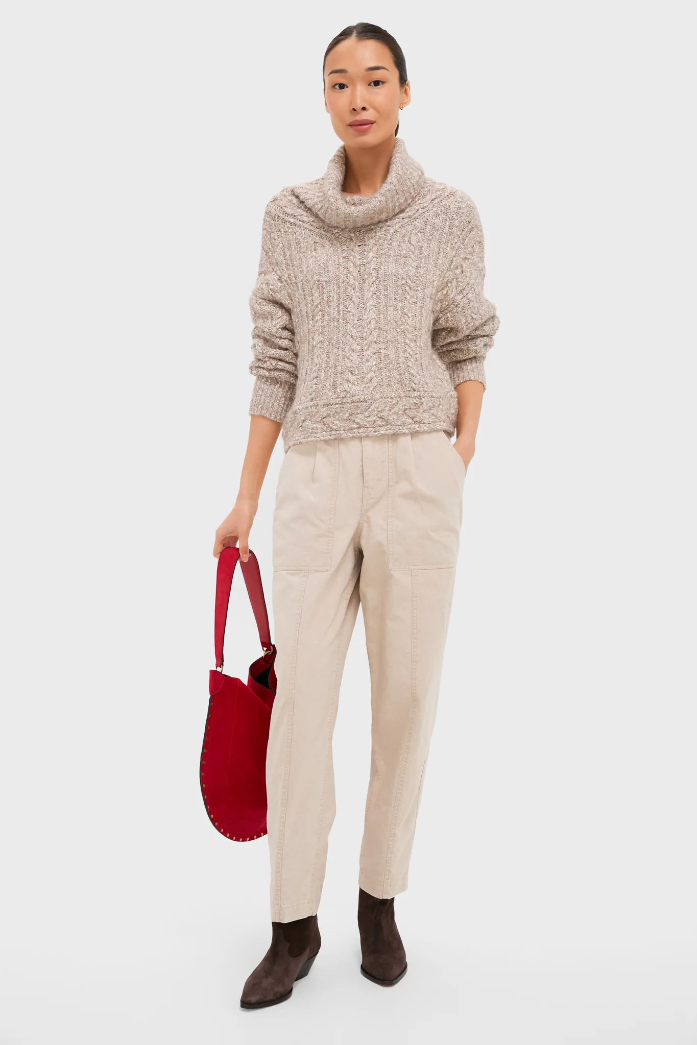 Scarlet Red Oskan Hobo - Image 3