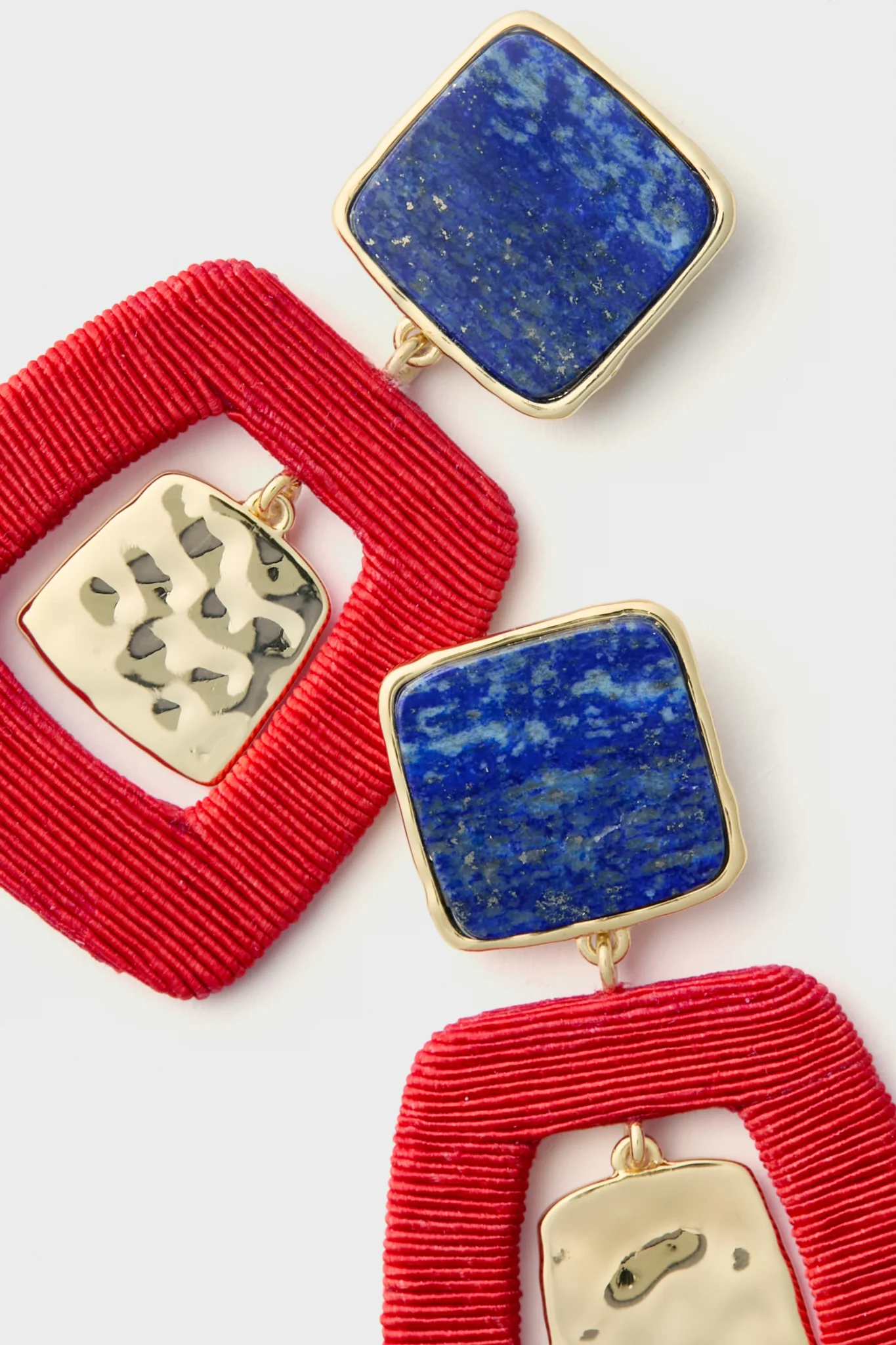 Scarlet Woven Careen Earrings - Image 4
