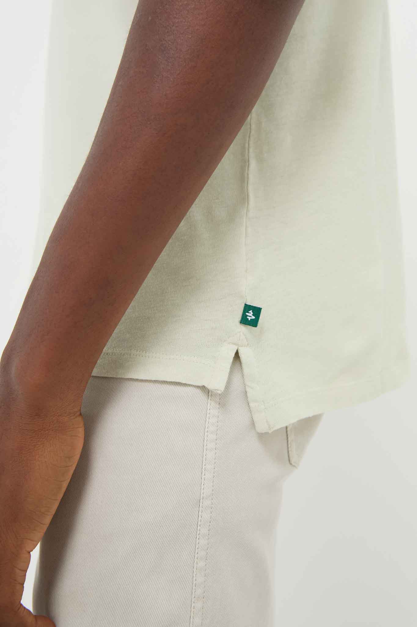 Sea Moss Drift Linen Polo - Image 5