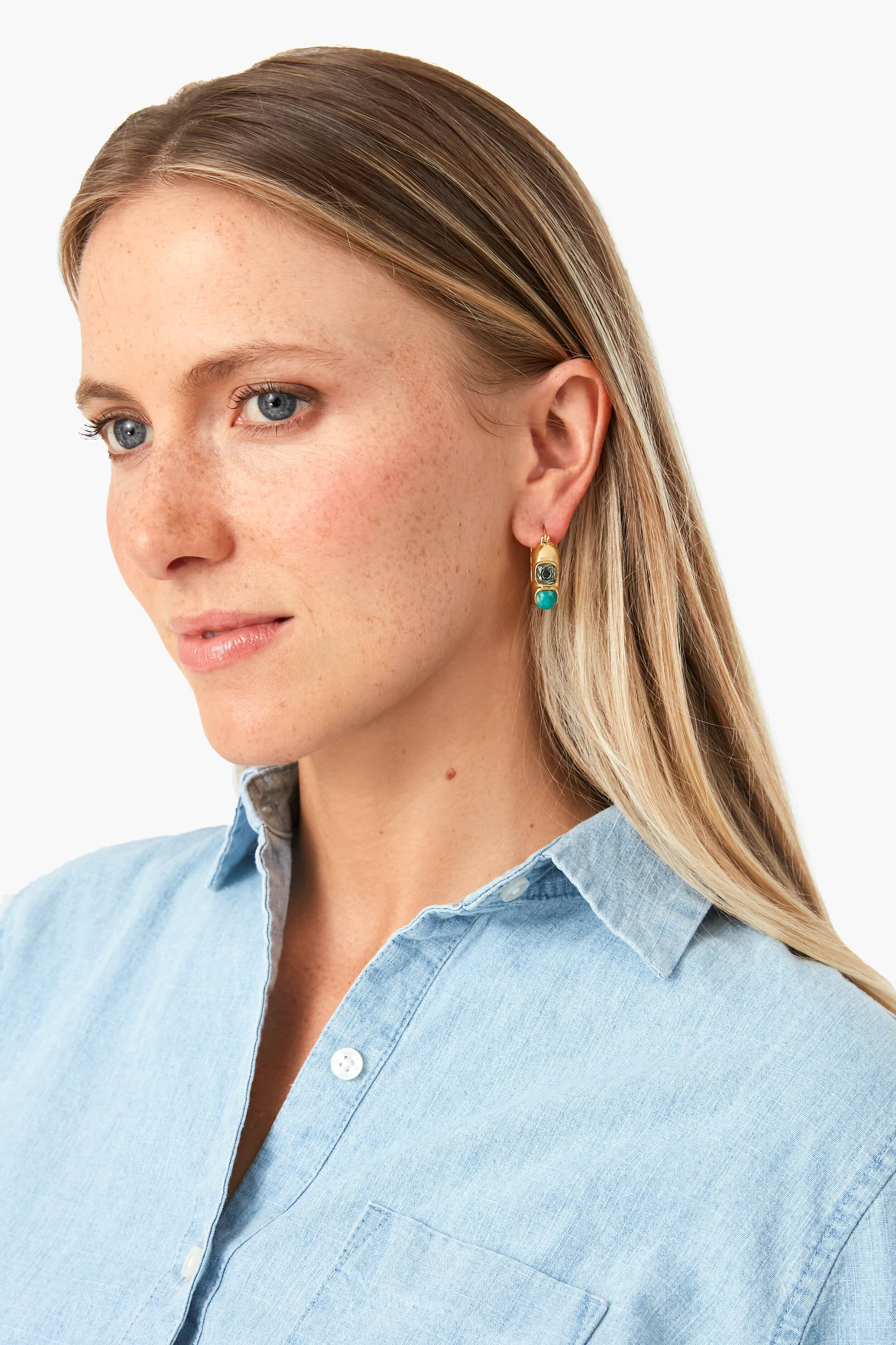 Sea Piet Hoop Earrings - Image 2