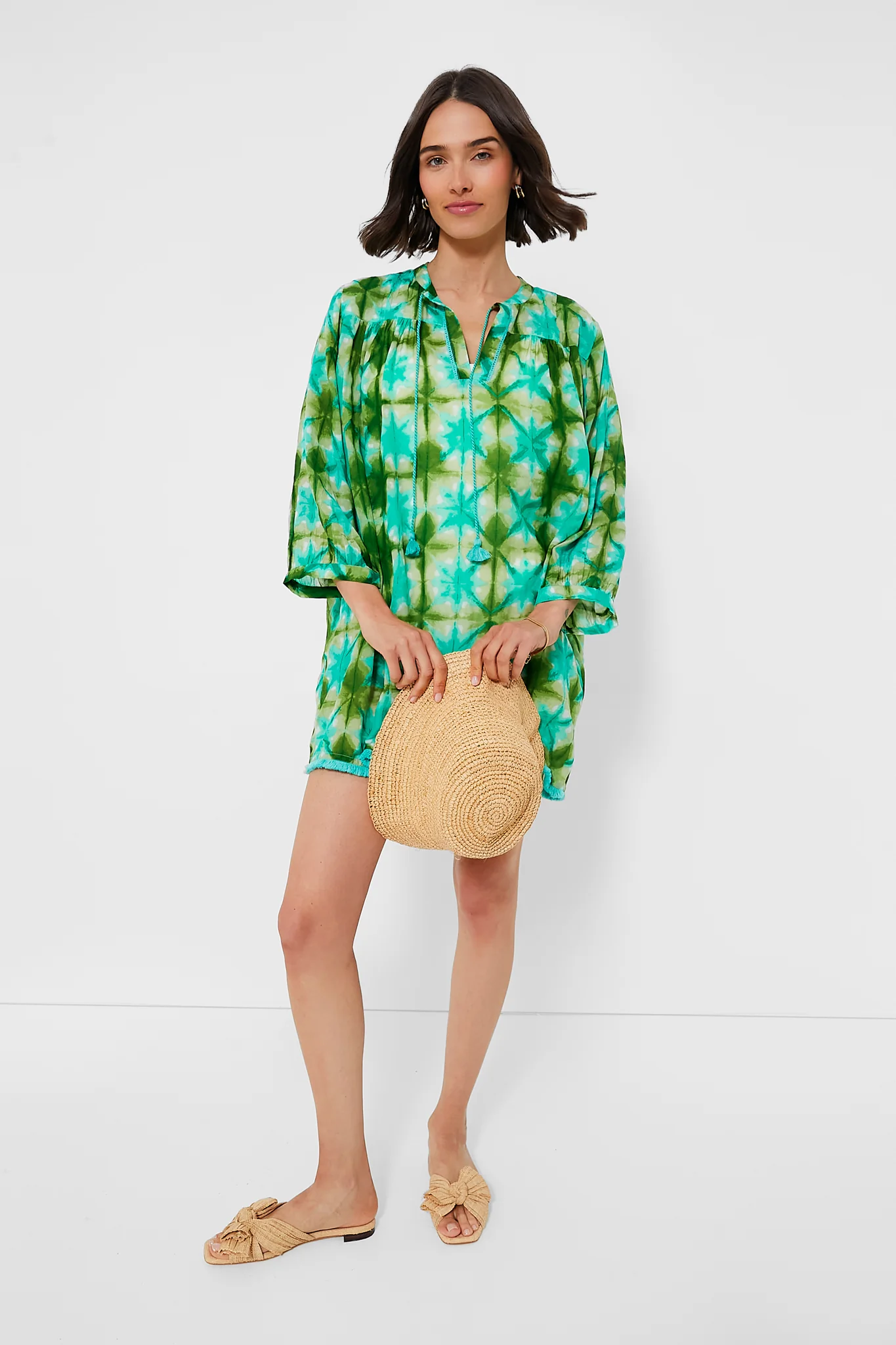 Seafoam Medallion Bondi Coverup - Image 2