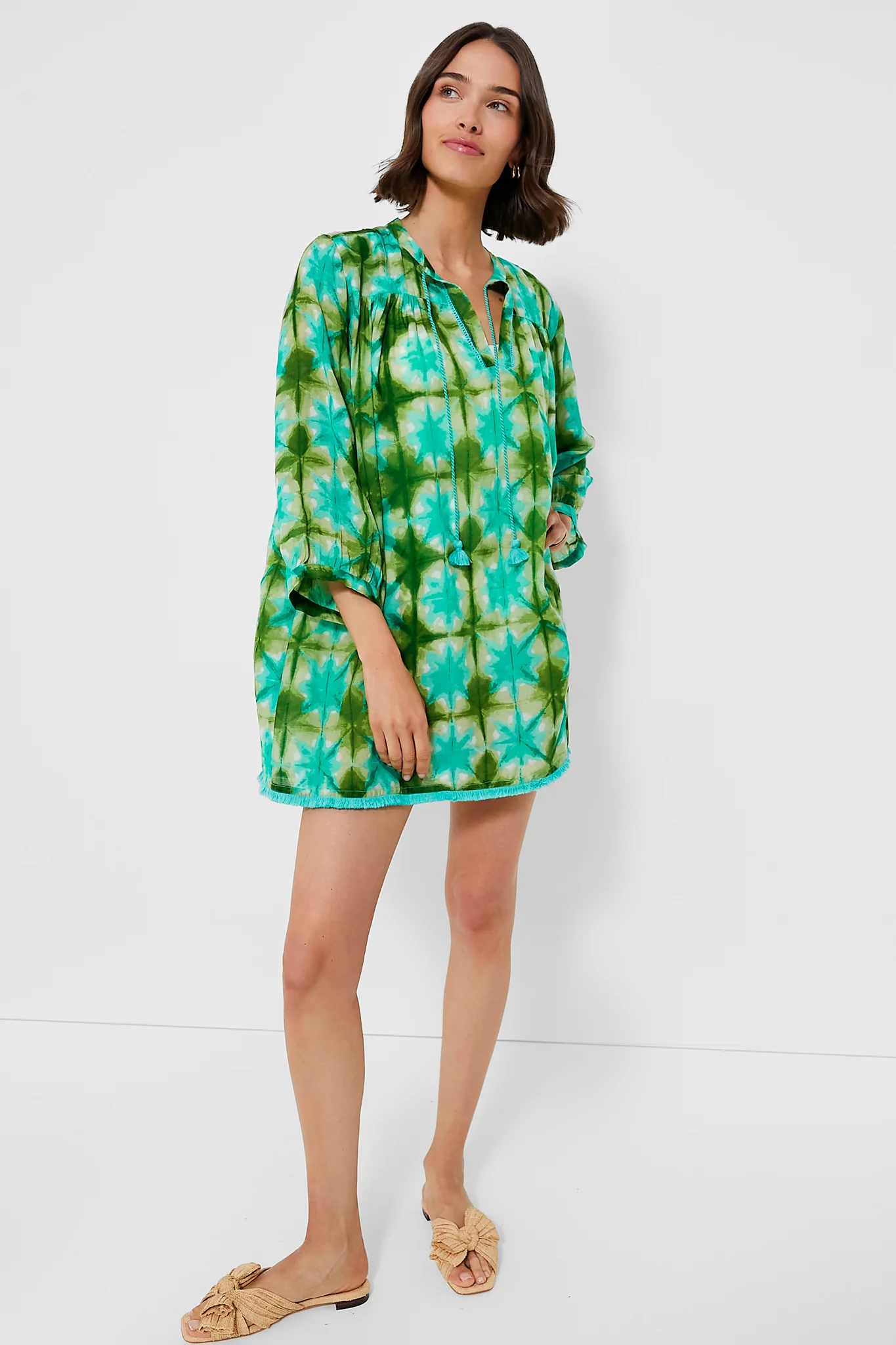 Seafoam Medallion Bondi Coverup - Image 6