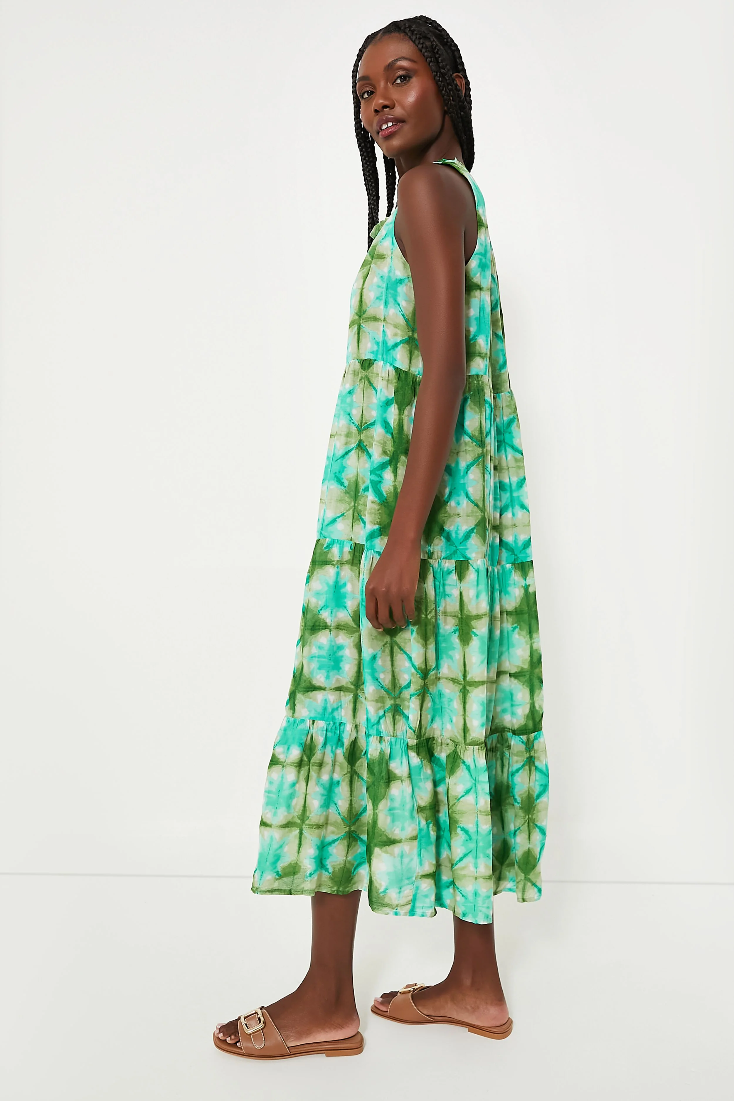 Seafoam Medallion Salty Paloma Caftan - Image 3