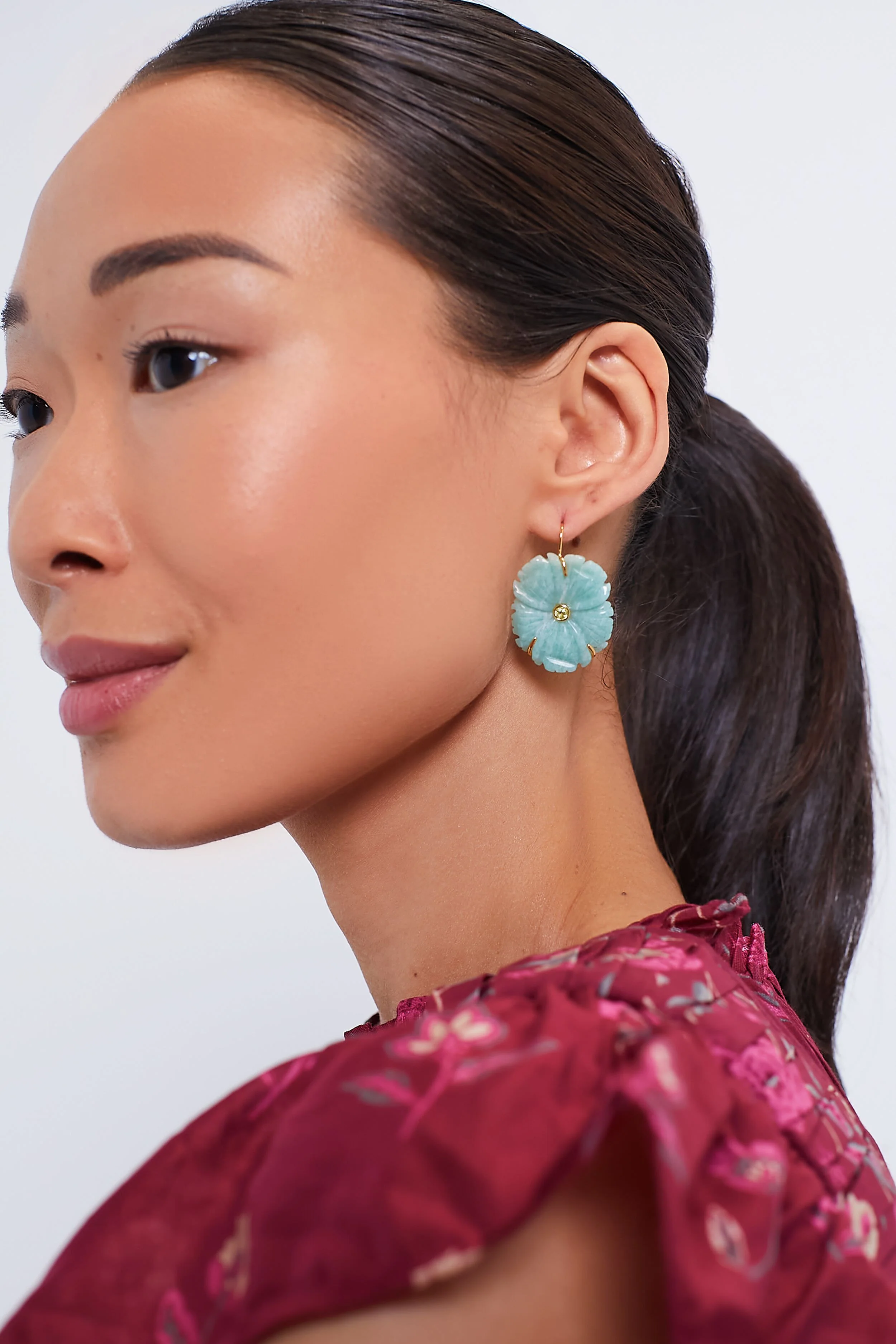 Seafoam New Bloom Earrings - Image 2