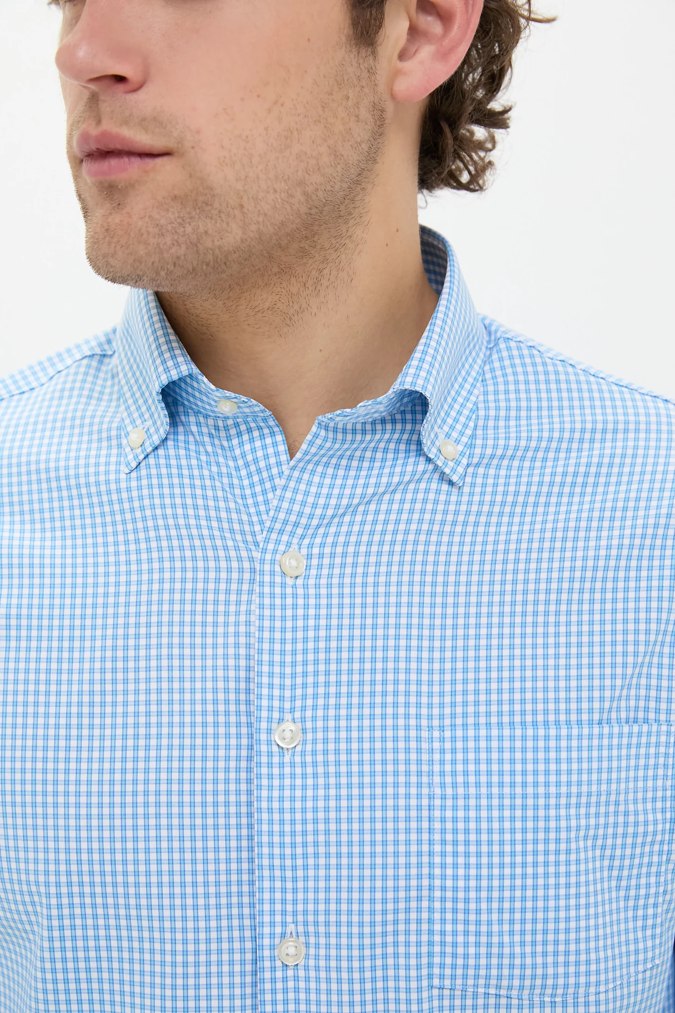 Seaport Blue Derwent Performance Twill Sport Shirt - Image 5