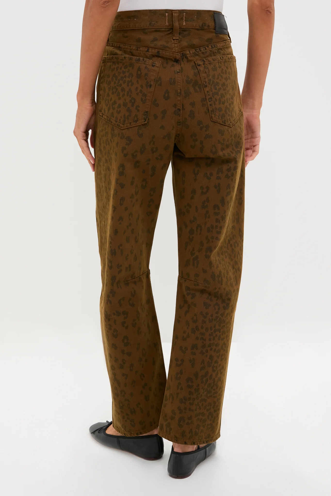 Sepia Cheetah Miro Long Relaxed Jean - Image 4