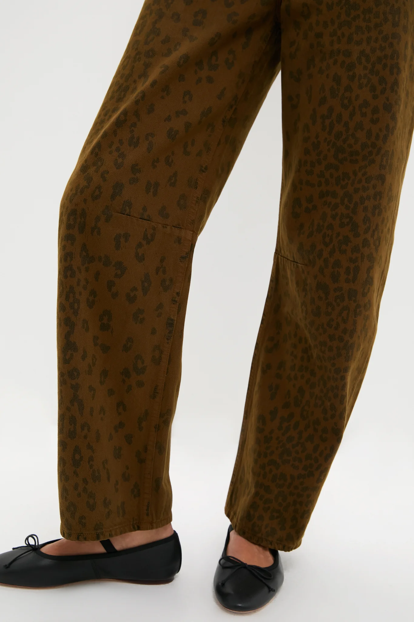 Sepia Cheetah Miro Long Relaxed Jean - Image 5