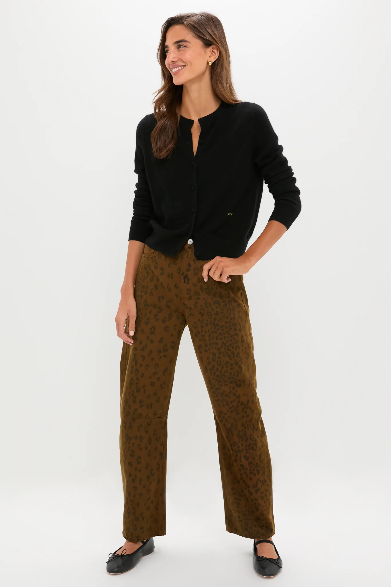 Sepia Cheetah Miro Long Relaxed Jean - Image 6