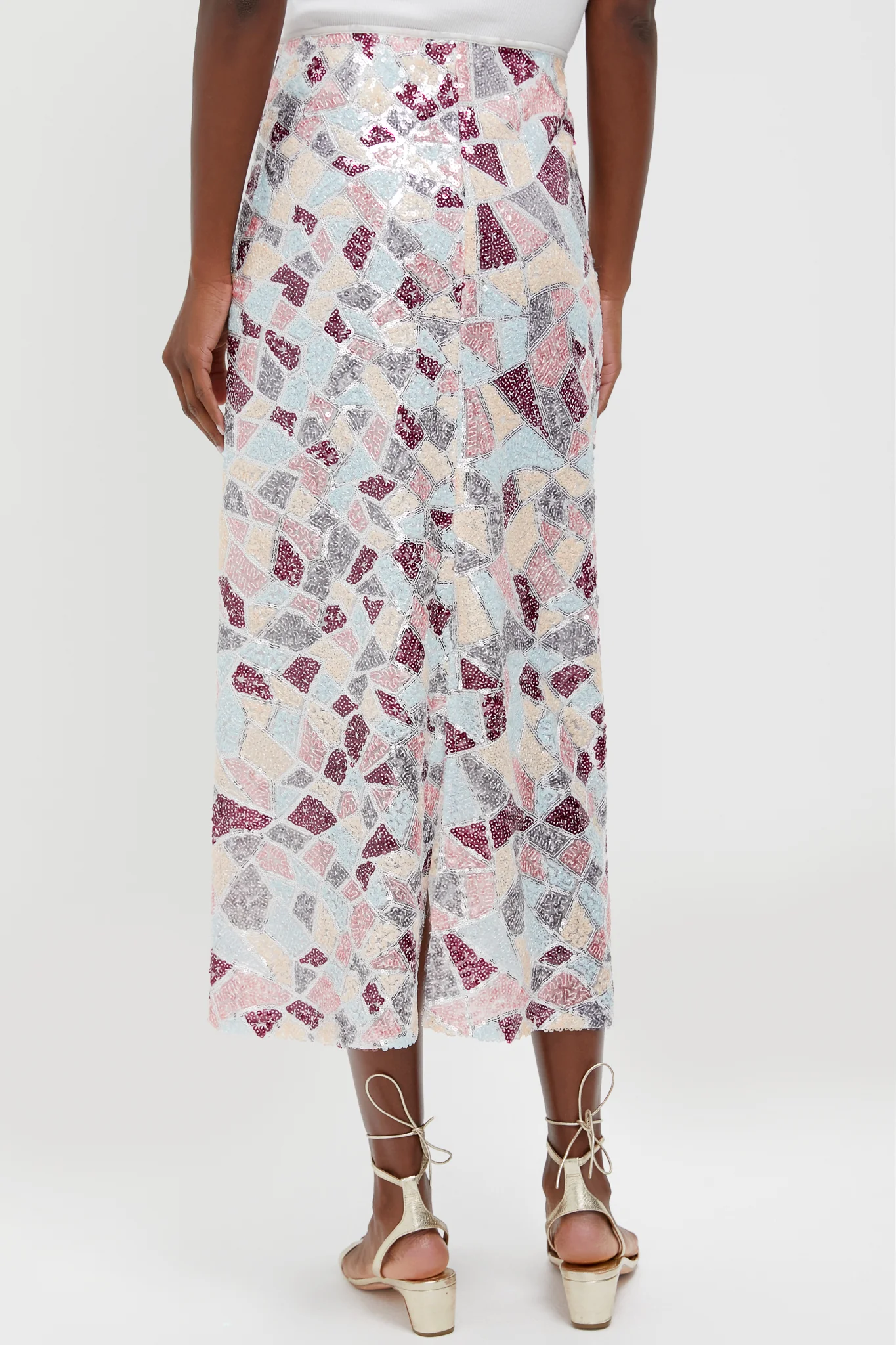 Sequin Flare Arden Maxi Skirt - Image 4
