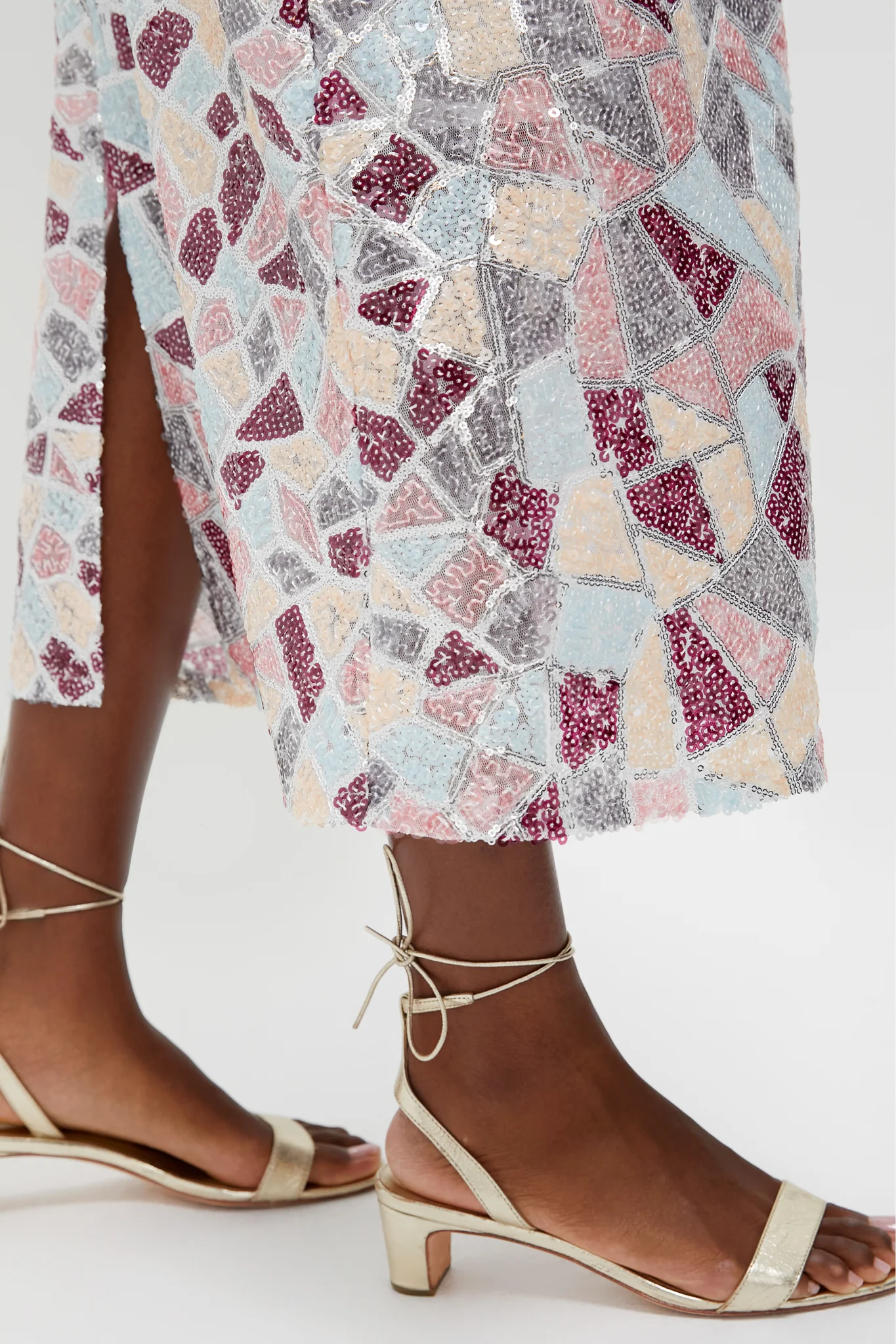 Sequin Flare Arden Maxi Skirt - Image 5