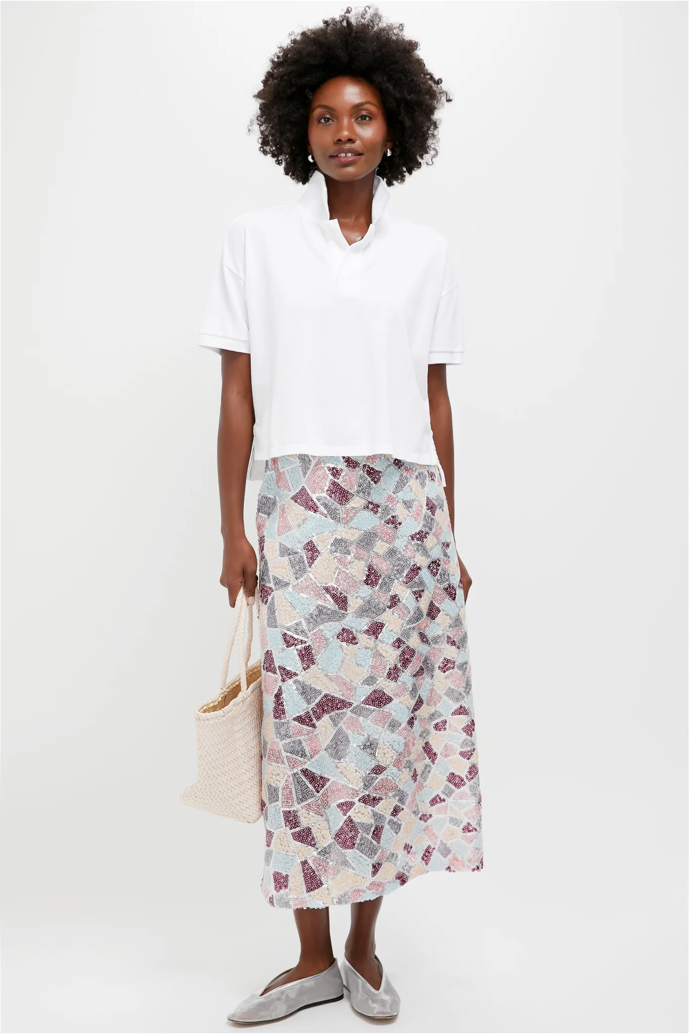 Sequin Flare Arden Maxi Skirt - Image 6