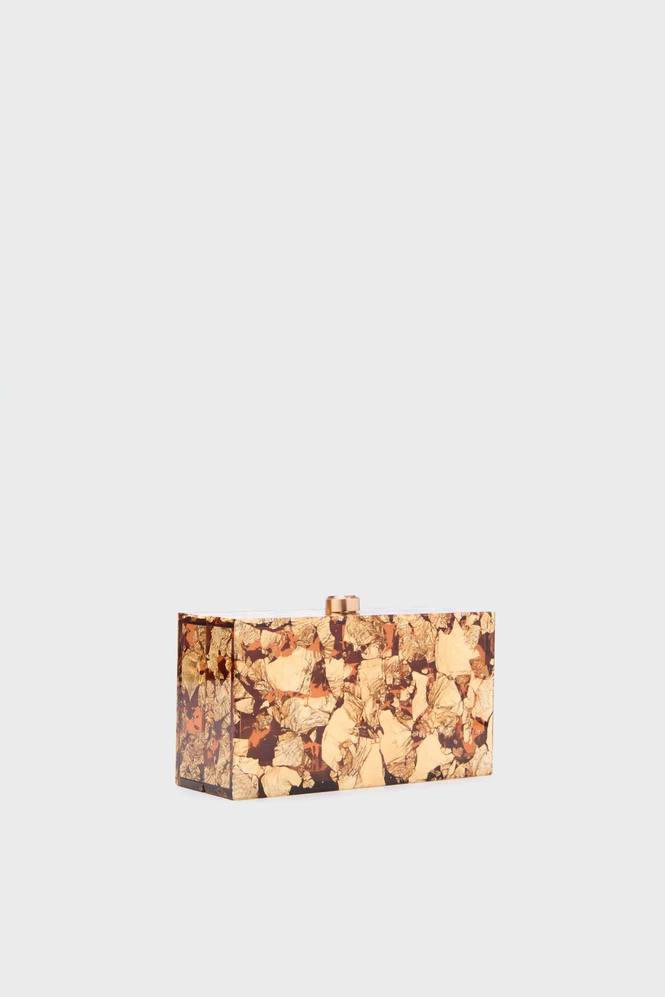 Shiny Brass Ela Clutch - Image 3