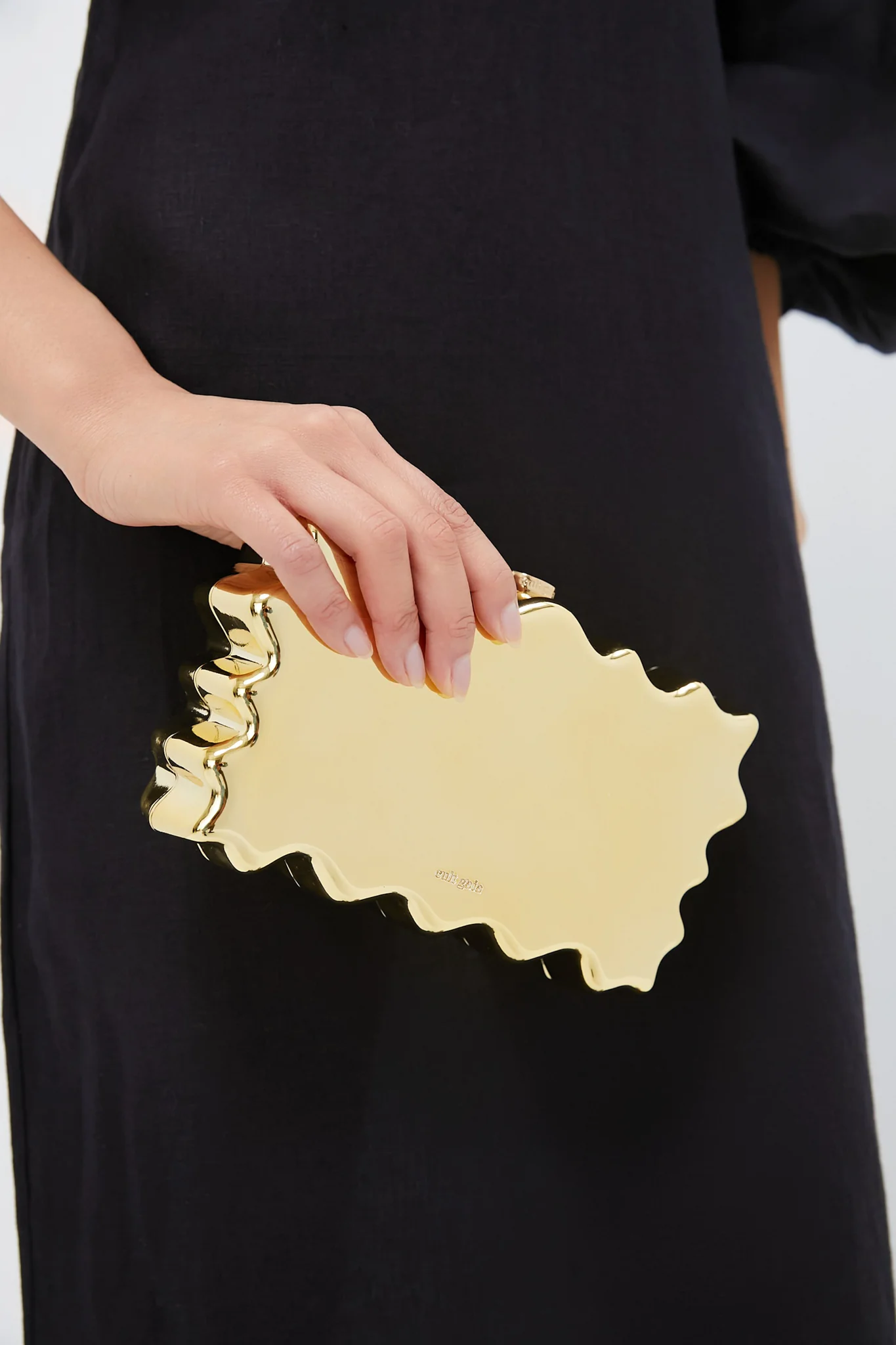 Shiny Gold Paloma Clutch - Image 2