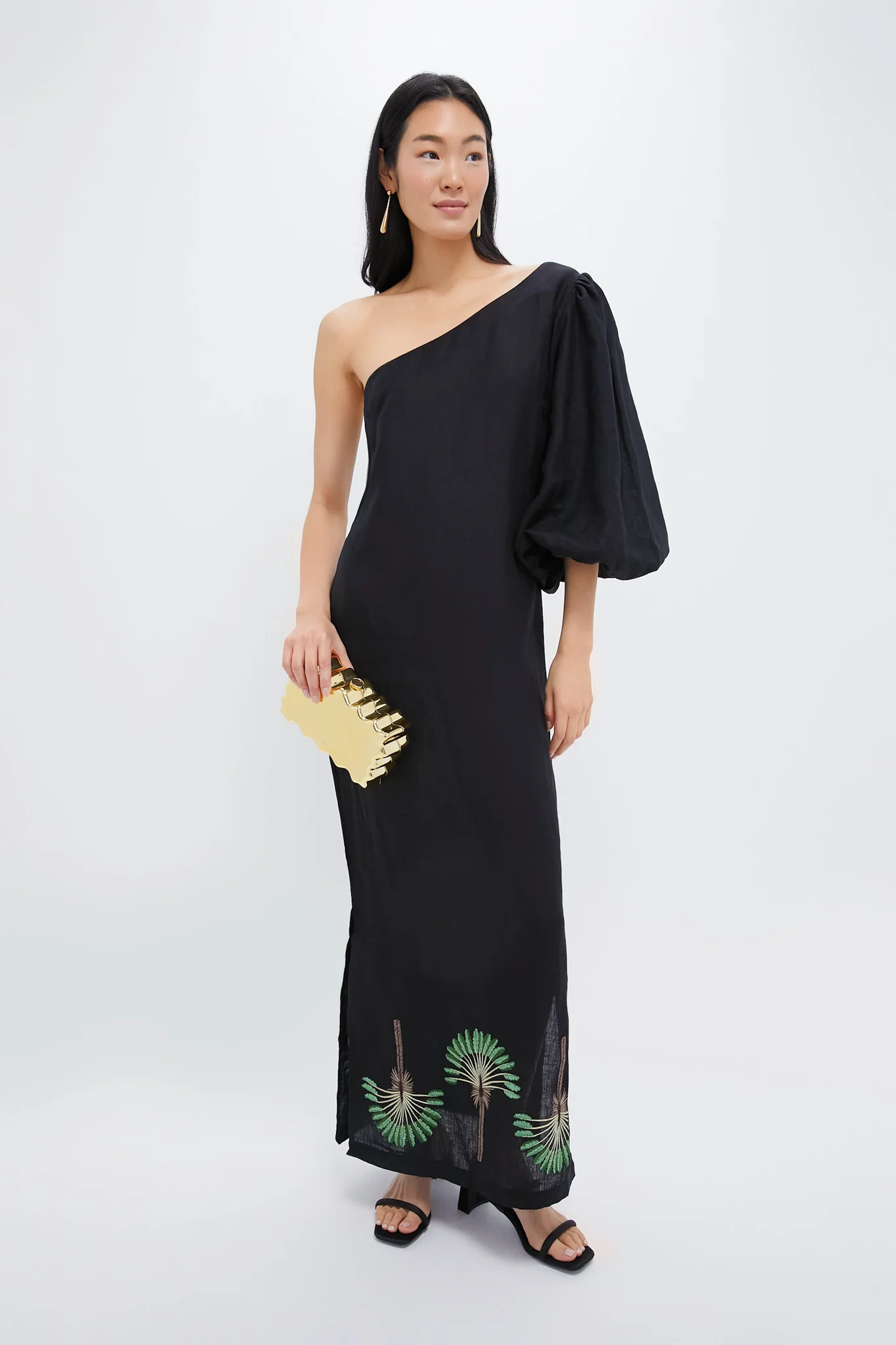 Shiny Gold Paloma Clutch - Image 3