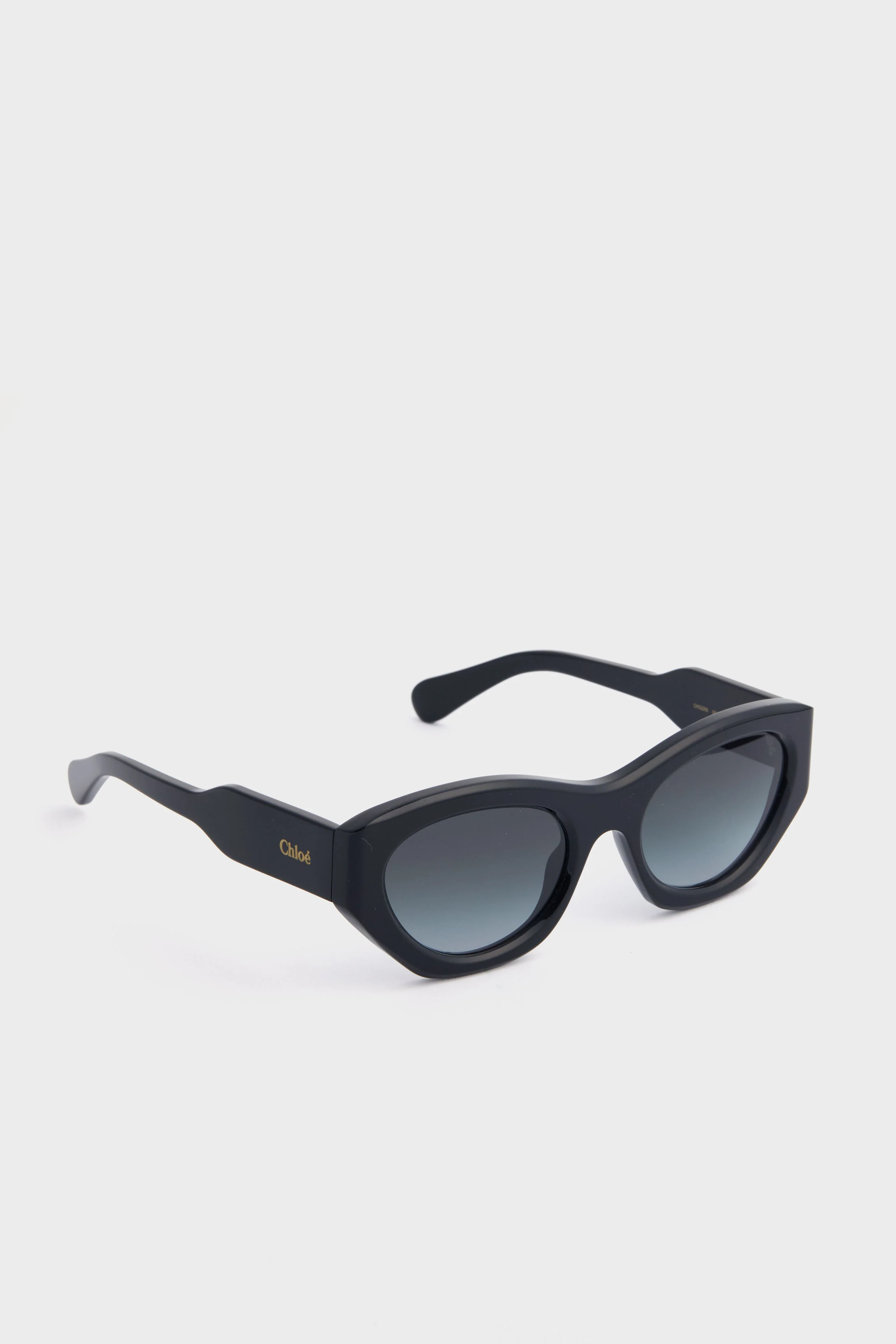 Shiny Solid Black Cat Eye - Image 4