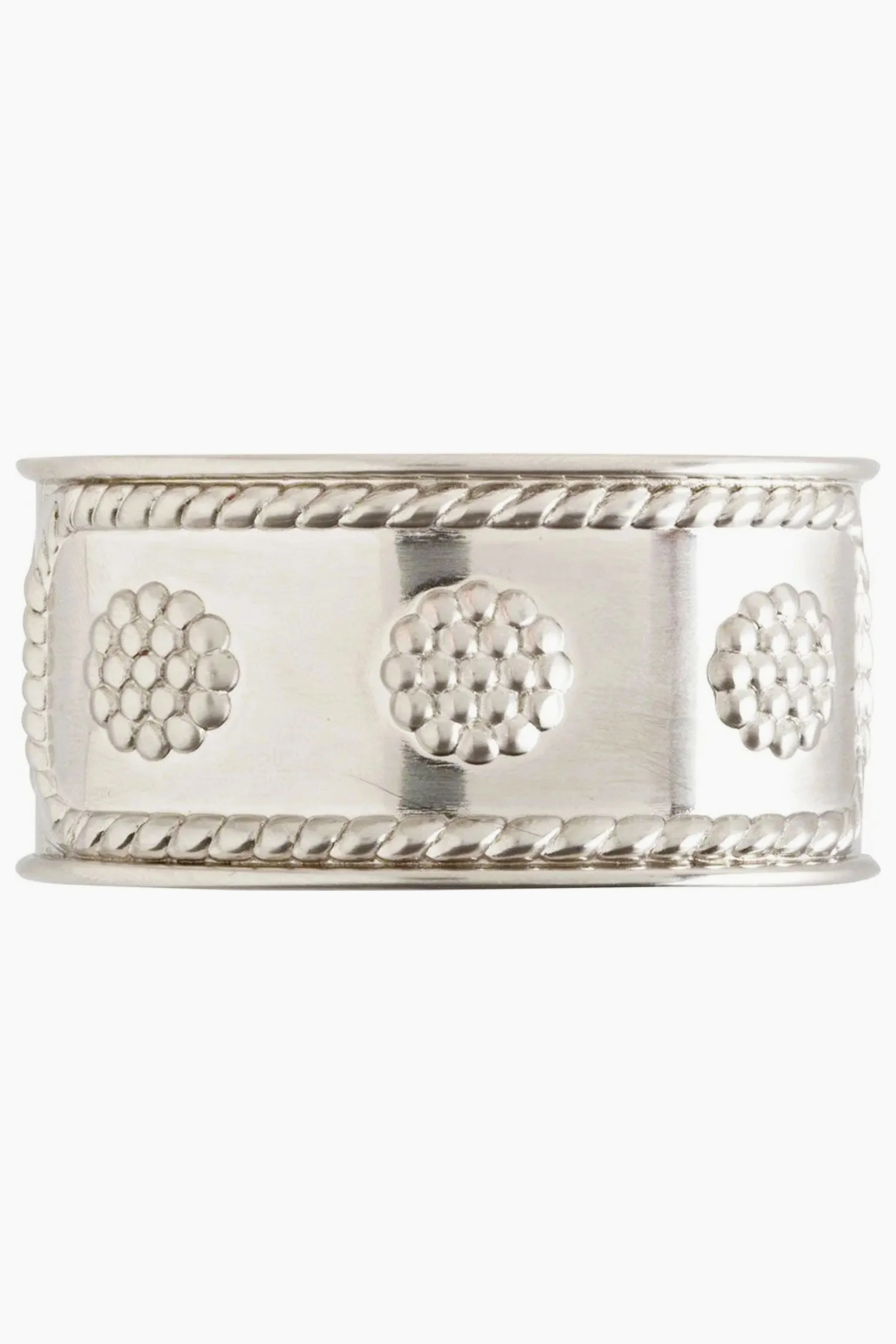 Silver Berry And Thread Metal Napkin Ring - Image 3