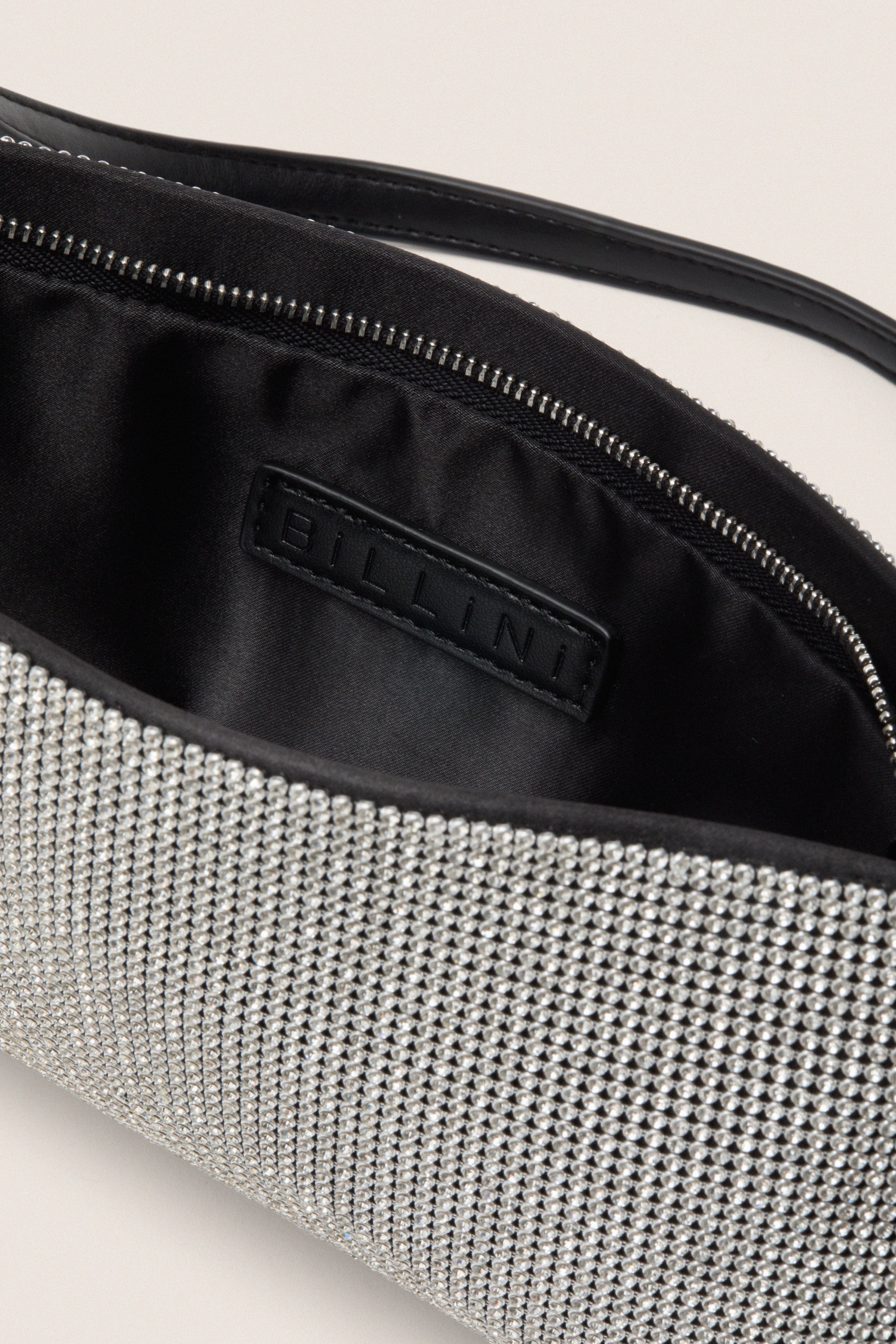 Silver Diamante Sophia Shoulder Bag - Image 5