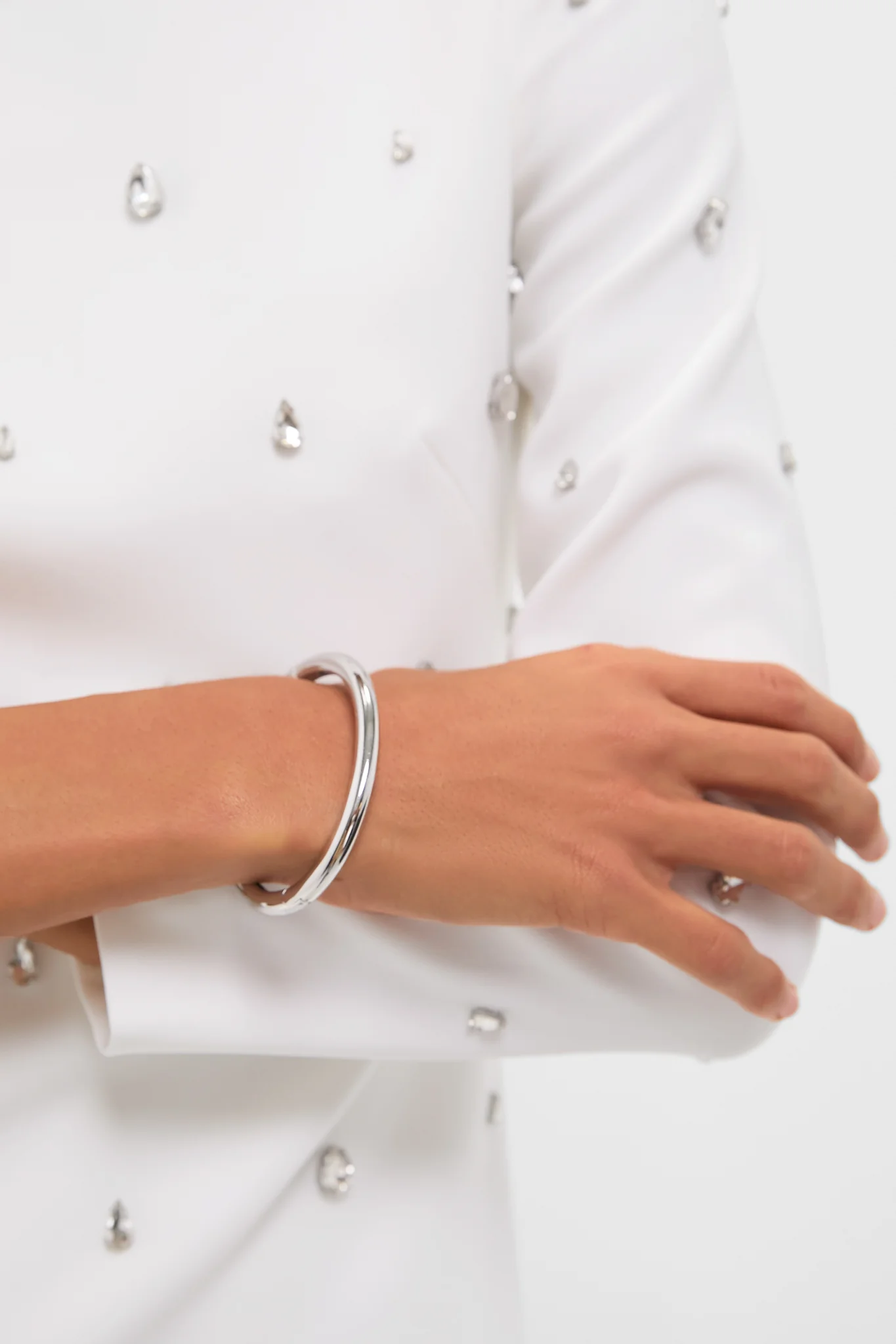 Silver Gia Bangle - Image 2