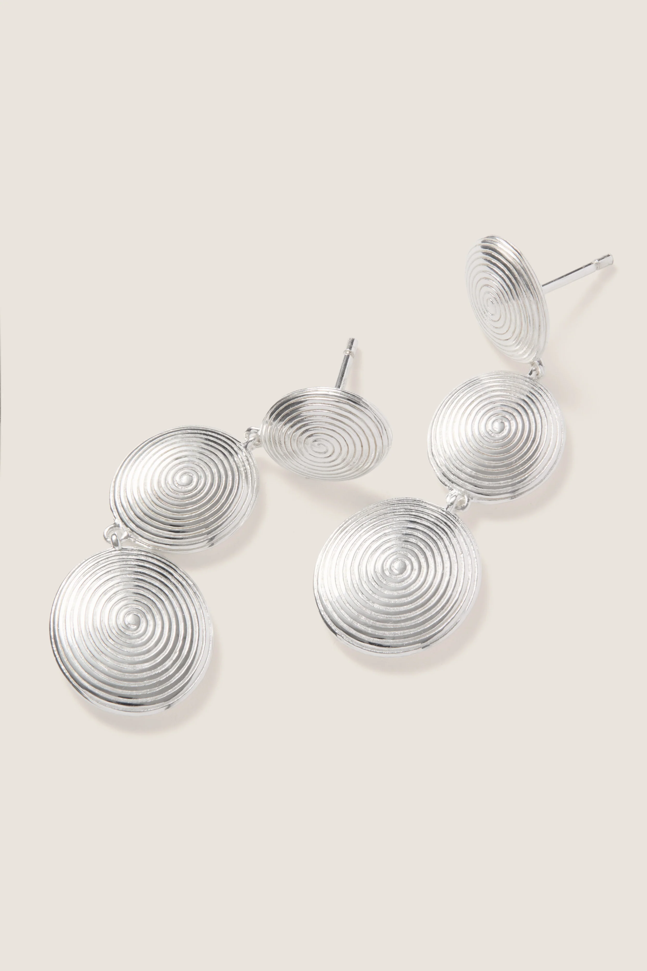Silver Ruby Earrings - Image 4
