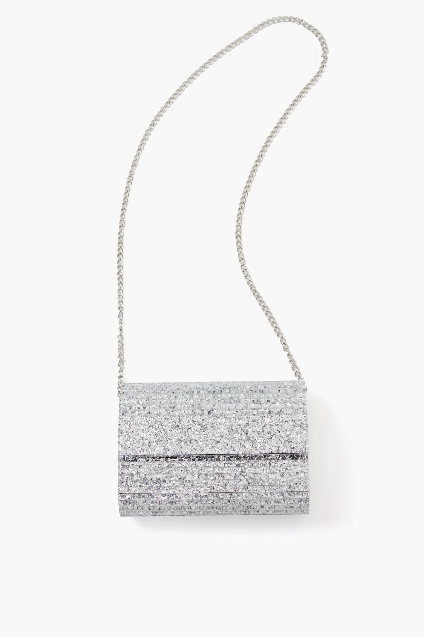 Silver Stacer Acrylic Clutch - Image 5