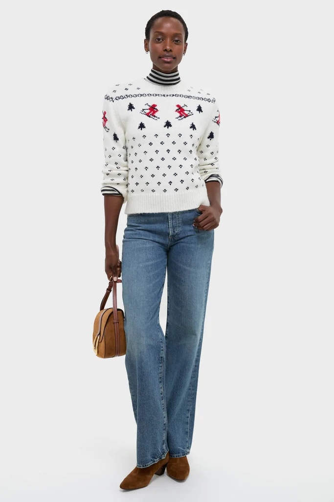Ski Lodge Crew Sweater - Image 2