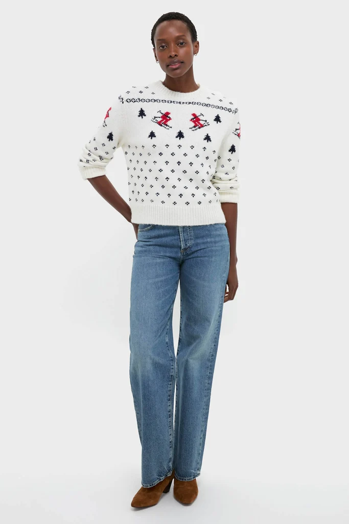Ski Lodge Crew Sweater - Image 6