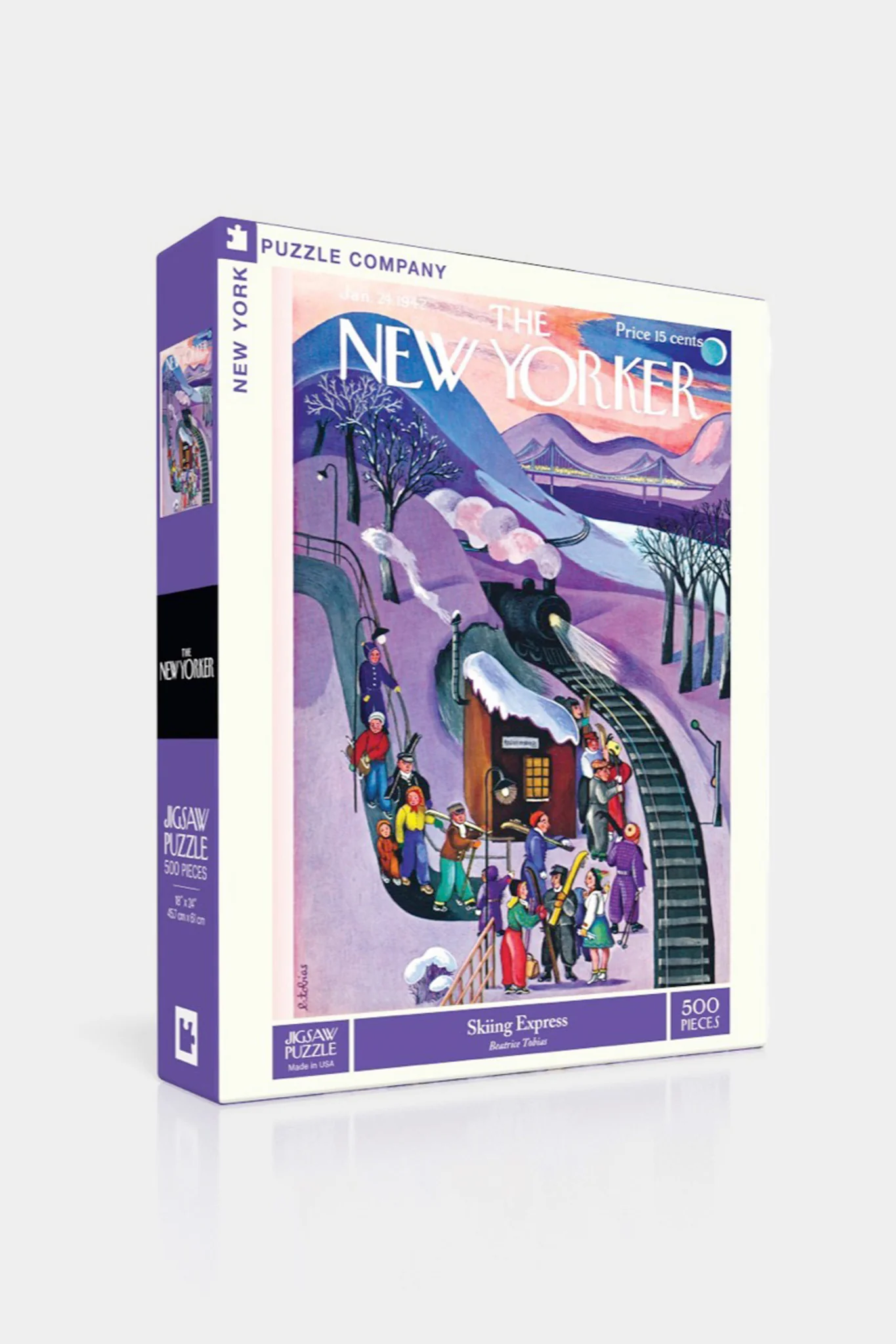 Skiing Express Jigsaw Puzzle - Image 2