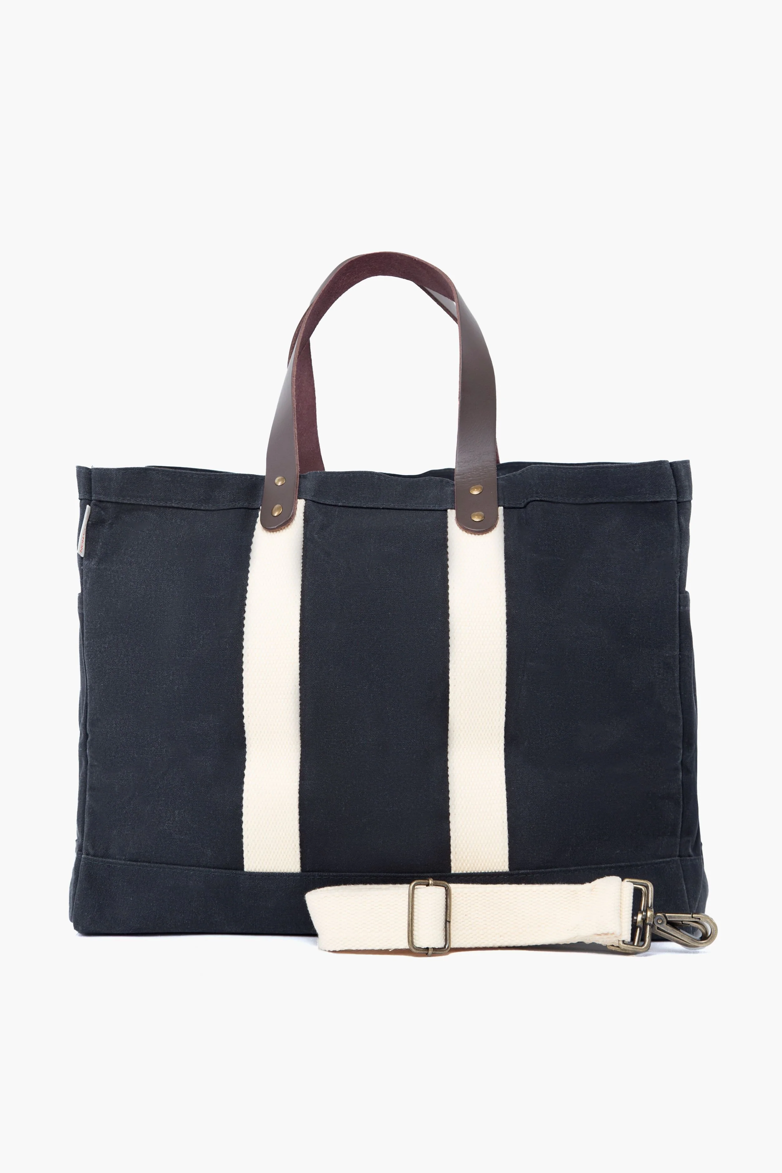 Slate Waxed Commuter Tote - Image 2