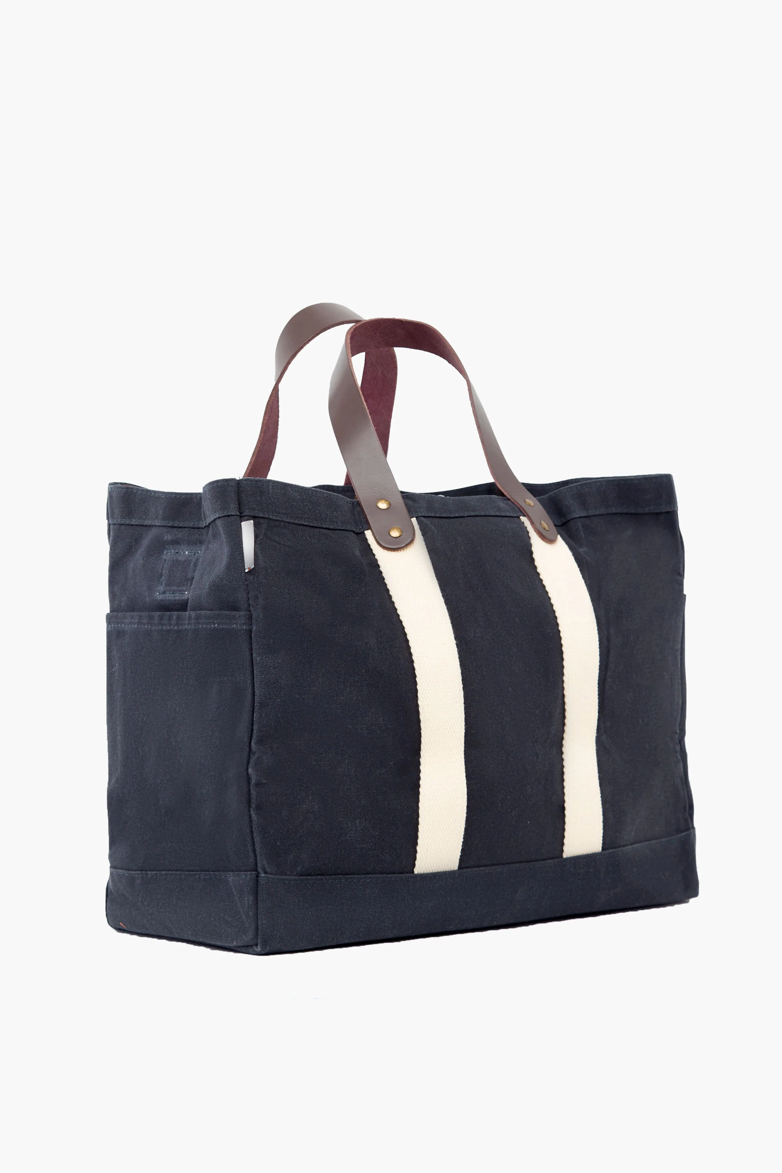 Slate Waxed Commuter Tote - Image 3