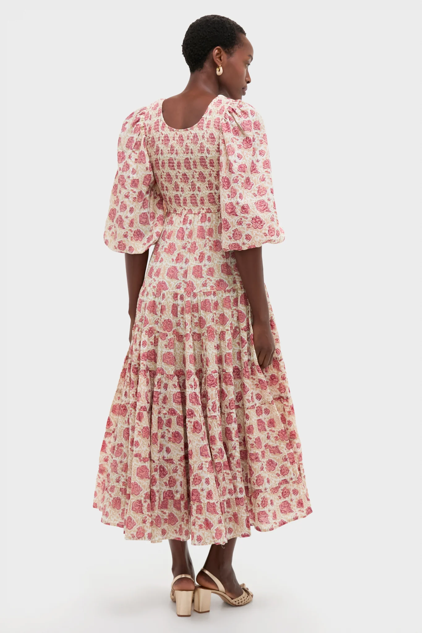 Small Rose Print Allie Dress - Image 5