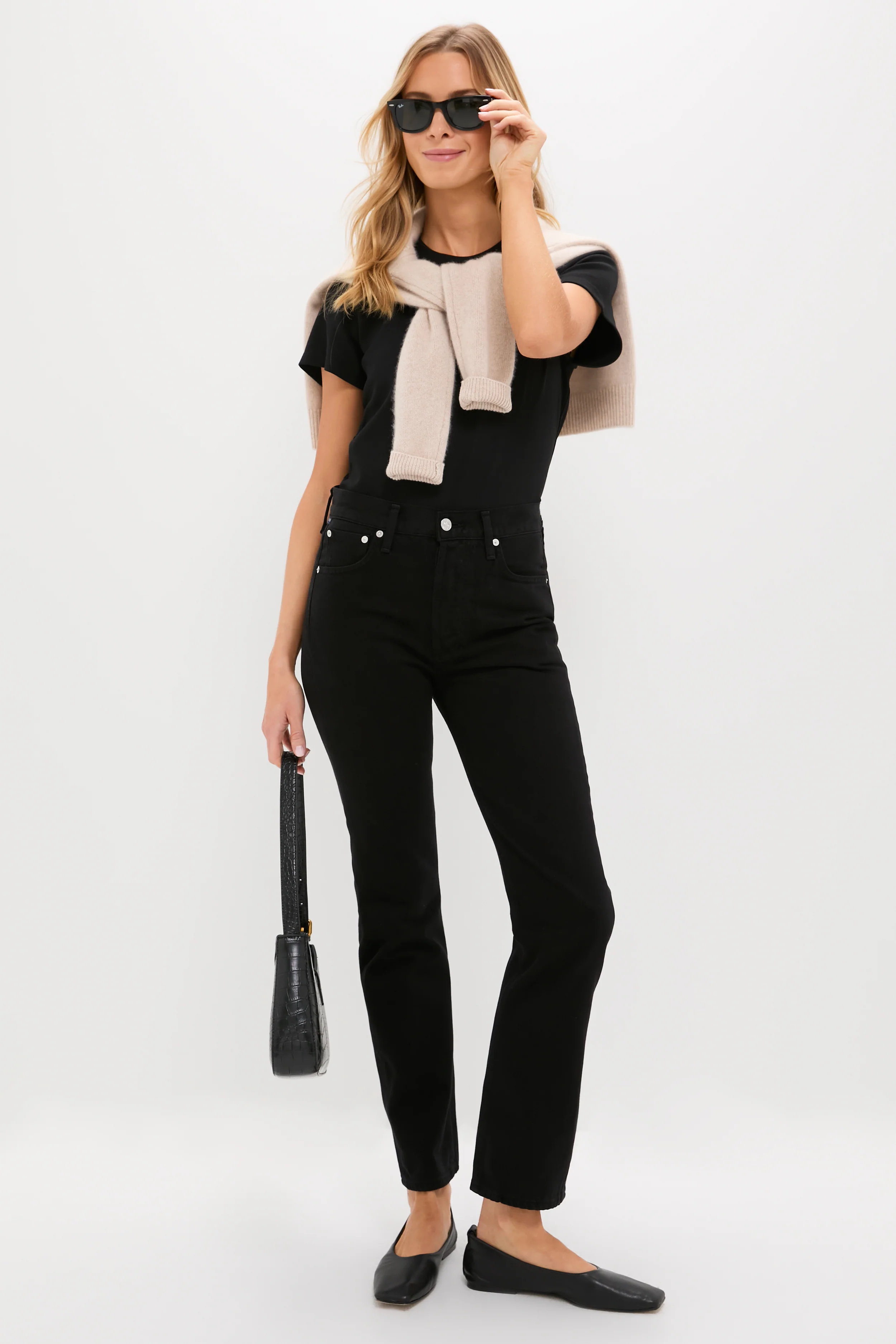 Solid Black Blaine Jean - Image 2