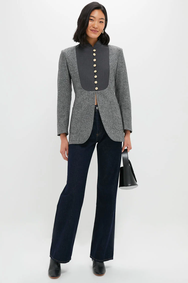 Speckled Grey Jenny Flannel Jacket - Image 2