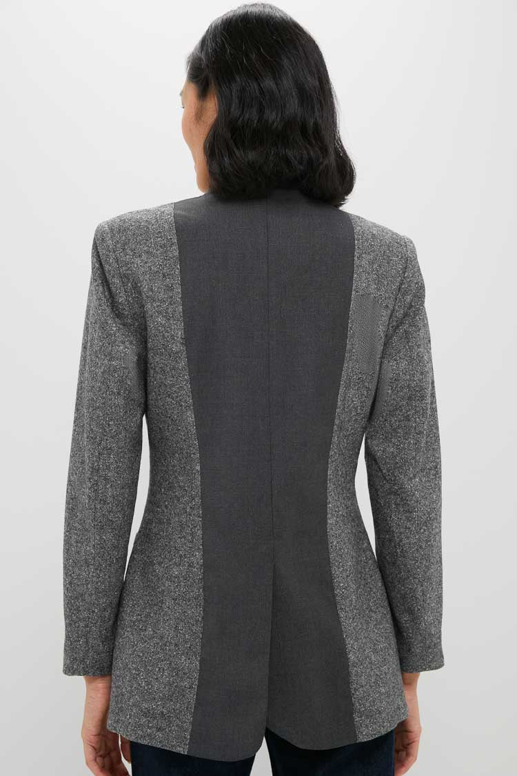 Speckled Grey Jenny Flannel Jacket - Image 4