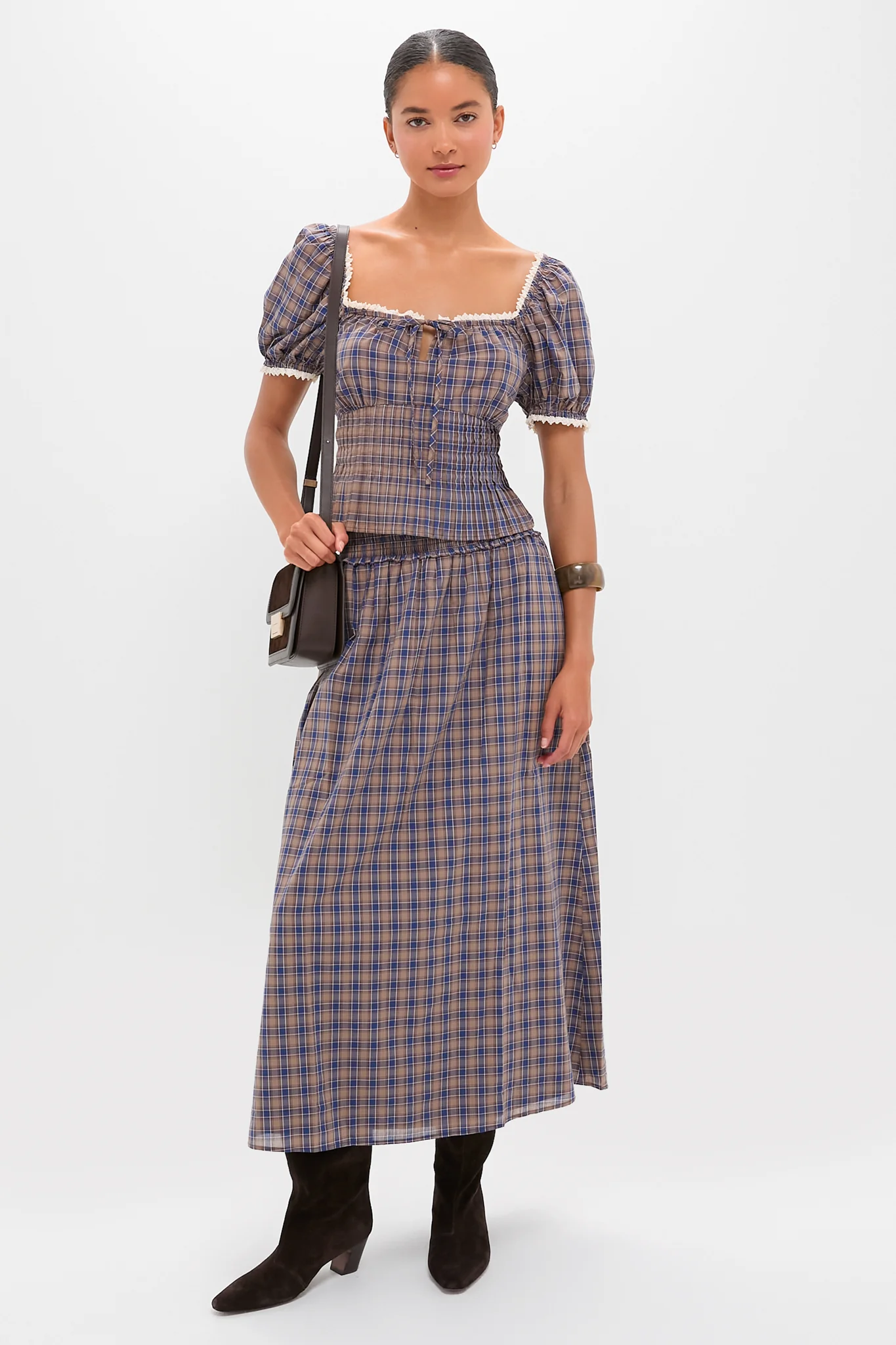 Spencer Plaid Delphine Nap Skirt - Image 2
