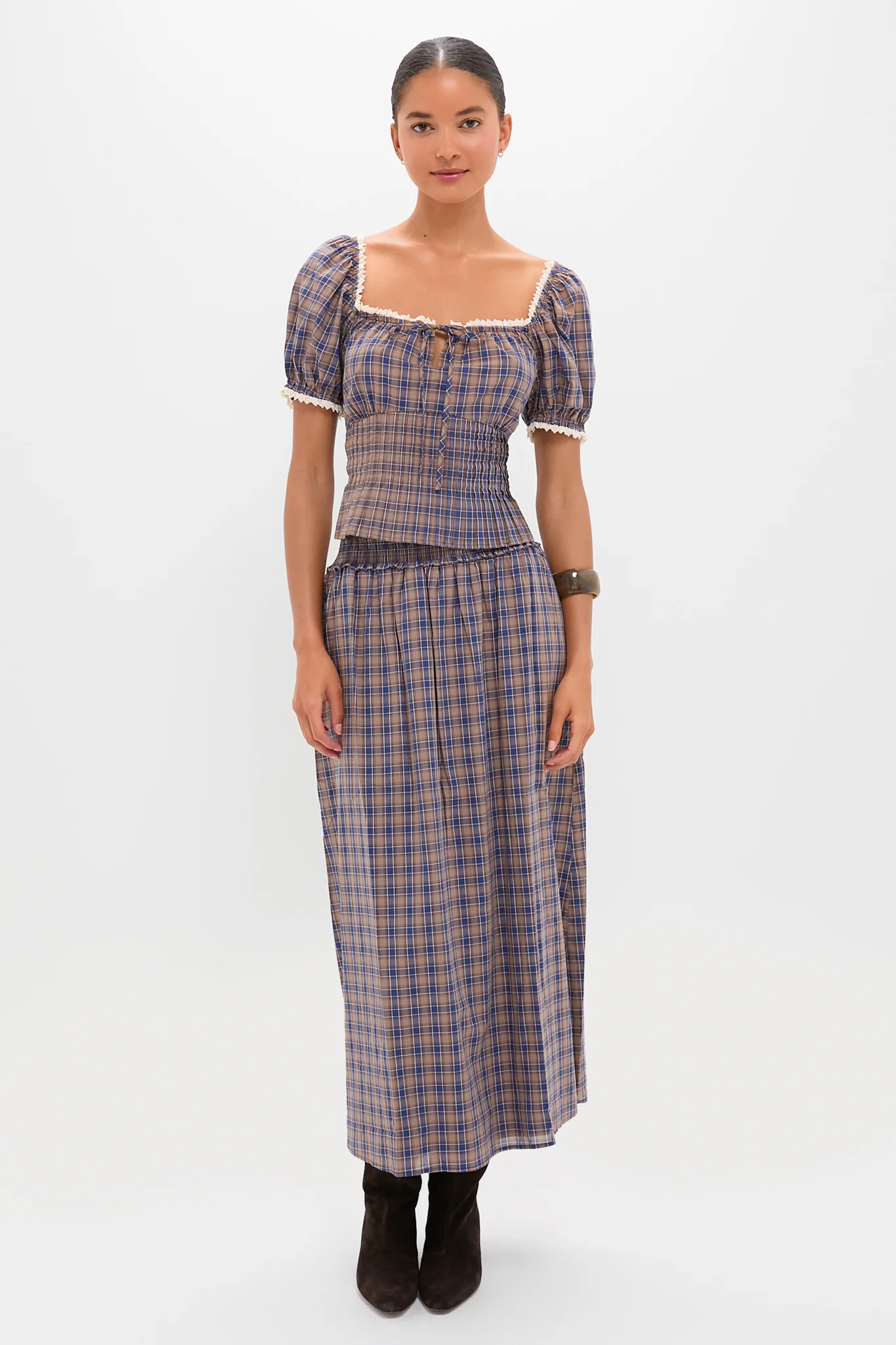 Spencer Plaid Delphine Nap Skirt - Image 6