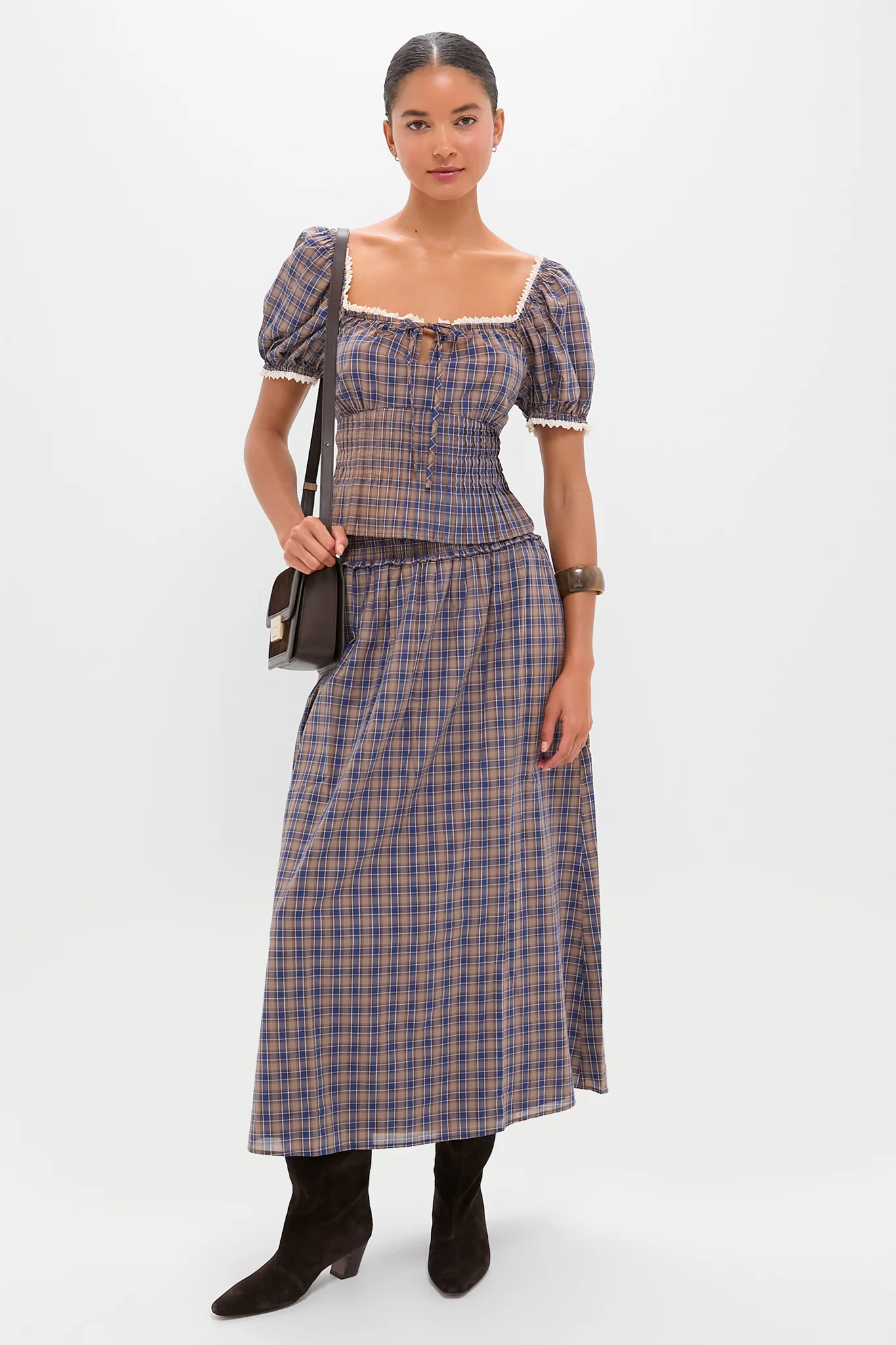 Spencer Plaid Paulina Top - Image 2