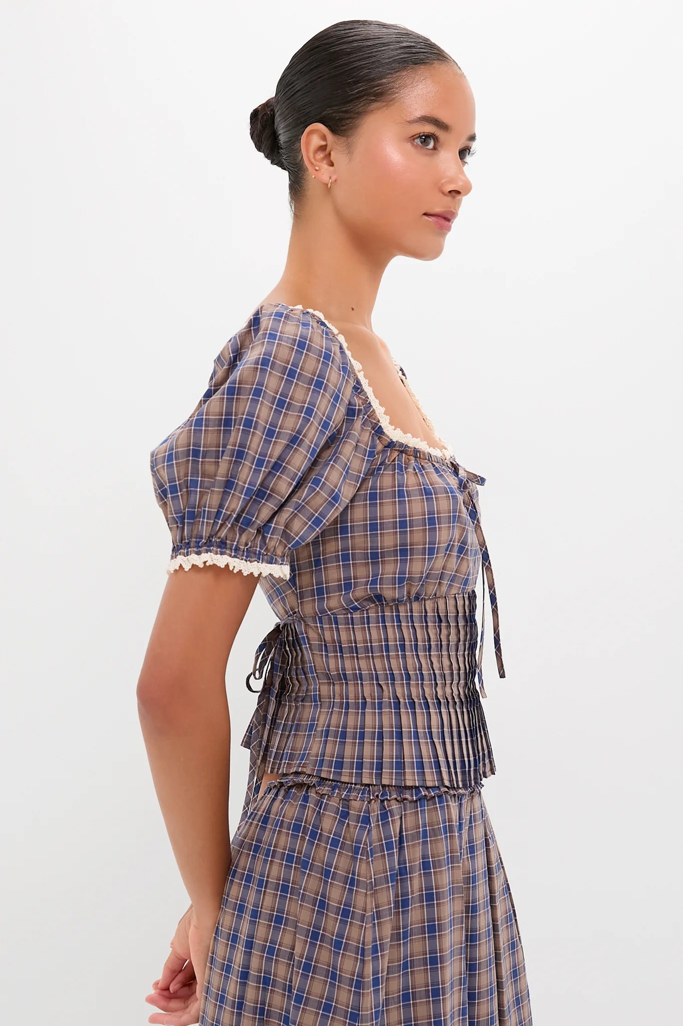 Spencer Plaid Paulina Top - Image 3
